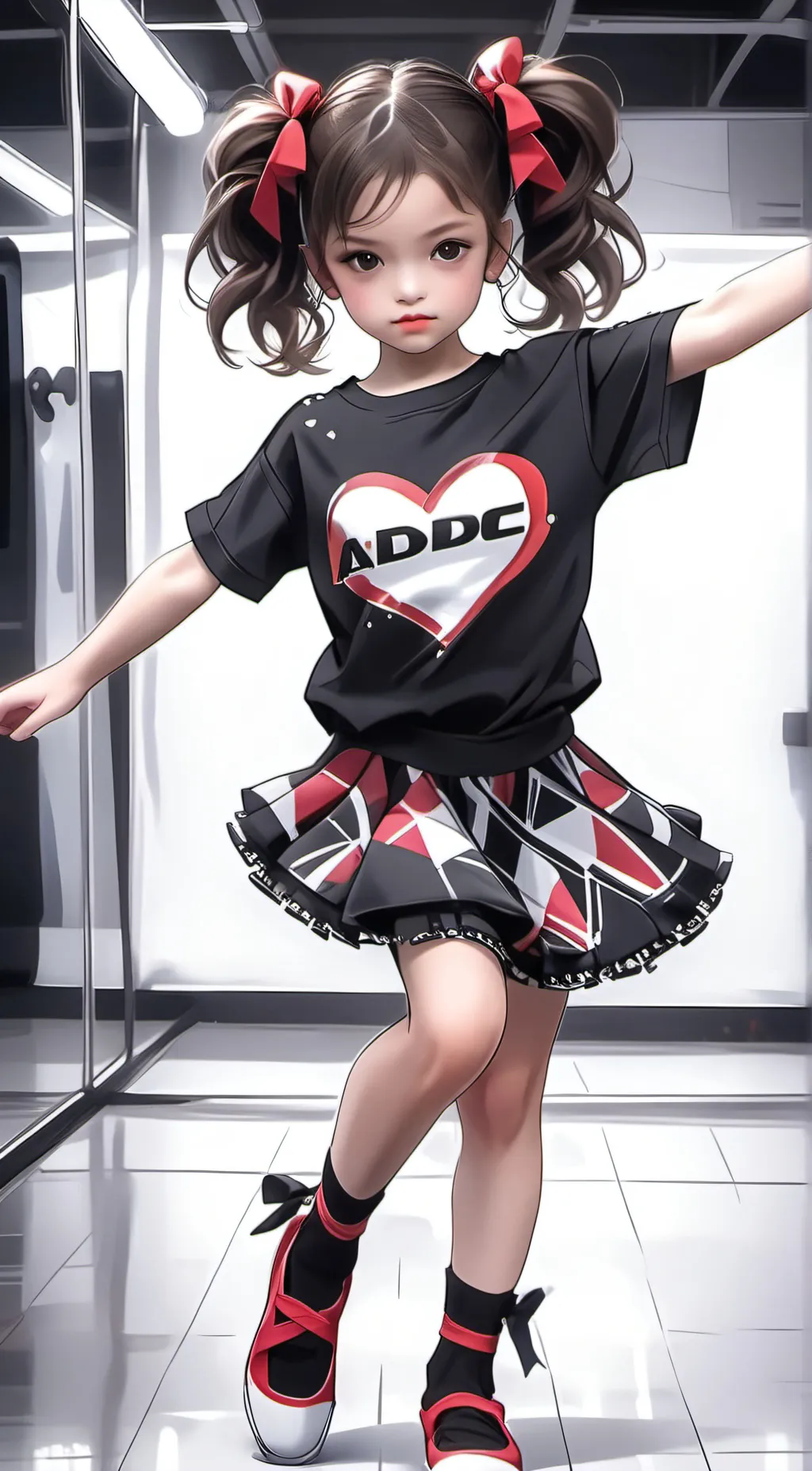 ai character: Mackenzie Ziegler background