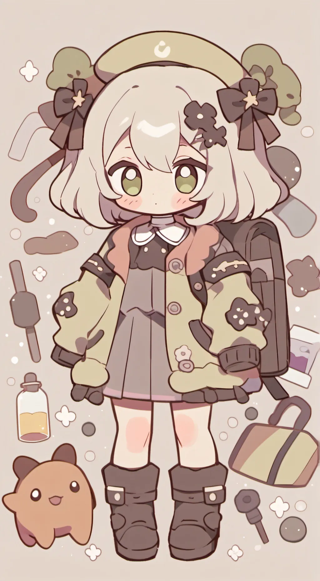 ai character: Cocoa!! background