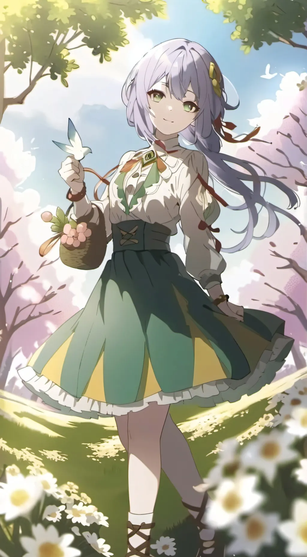 ai character: cutie  background