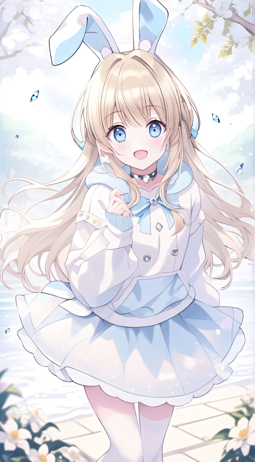 ai character: Rose background