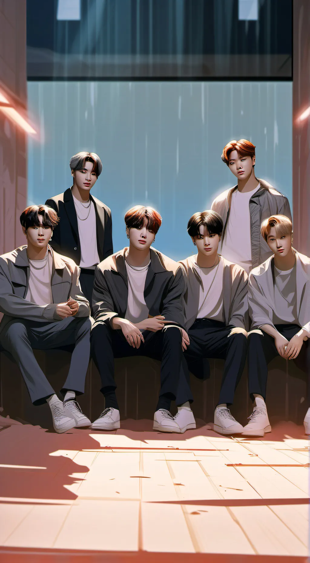 ai character: BTS background