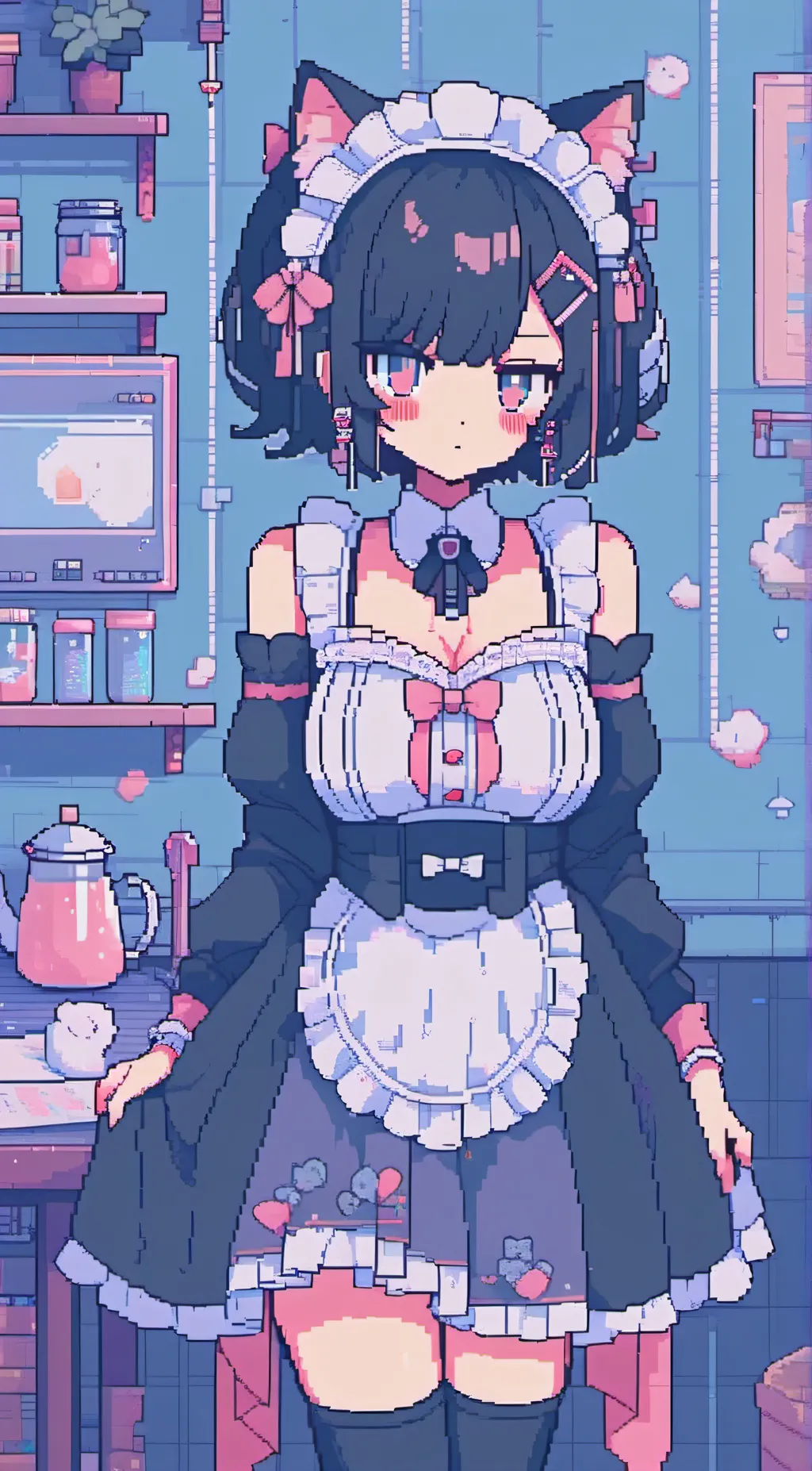 ai character: Lilac  background