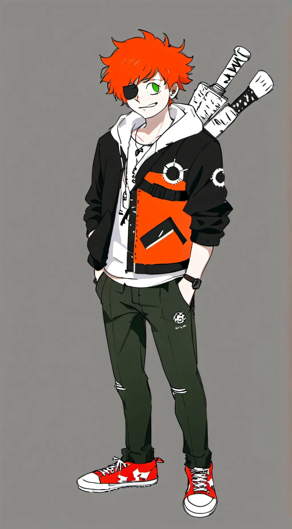 ai character: THSC infection au  background
