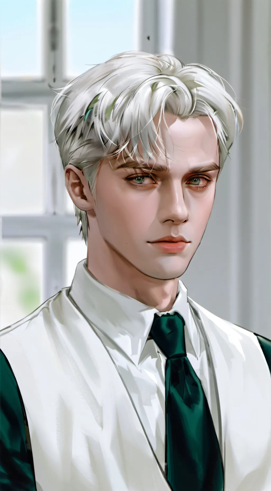 ai character: Draco Malfoy  background