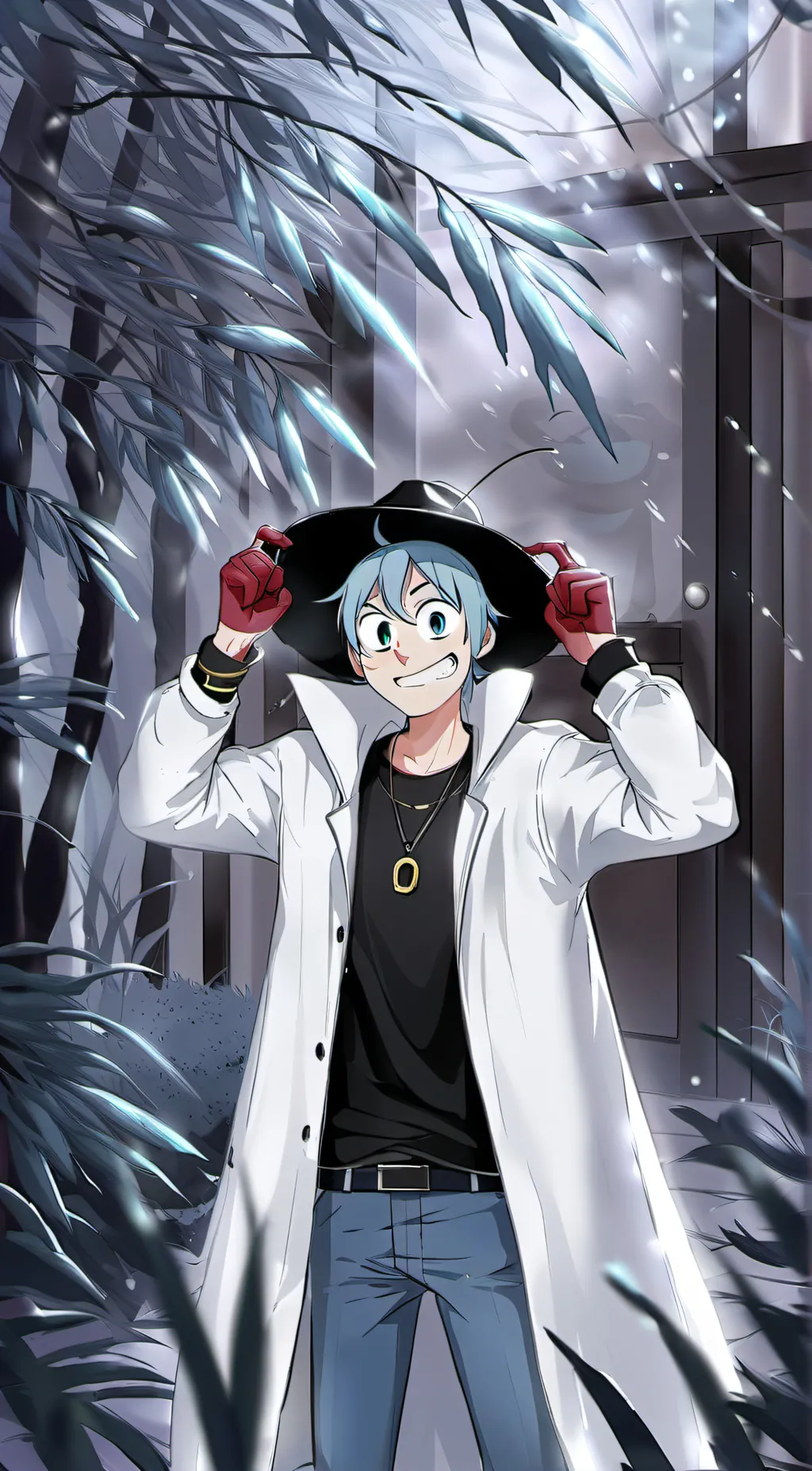 ai character: oggy  background