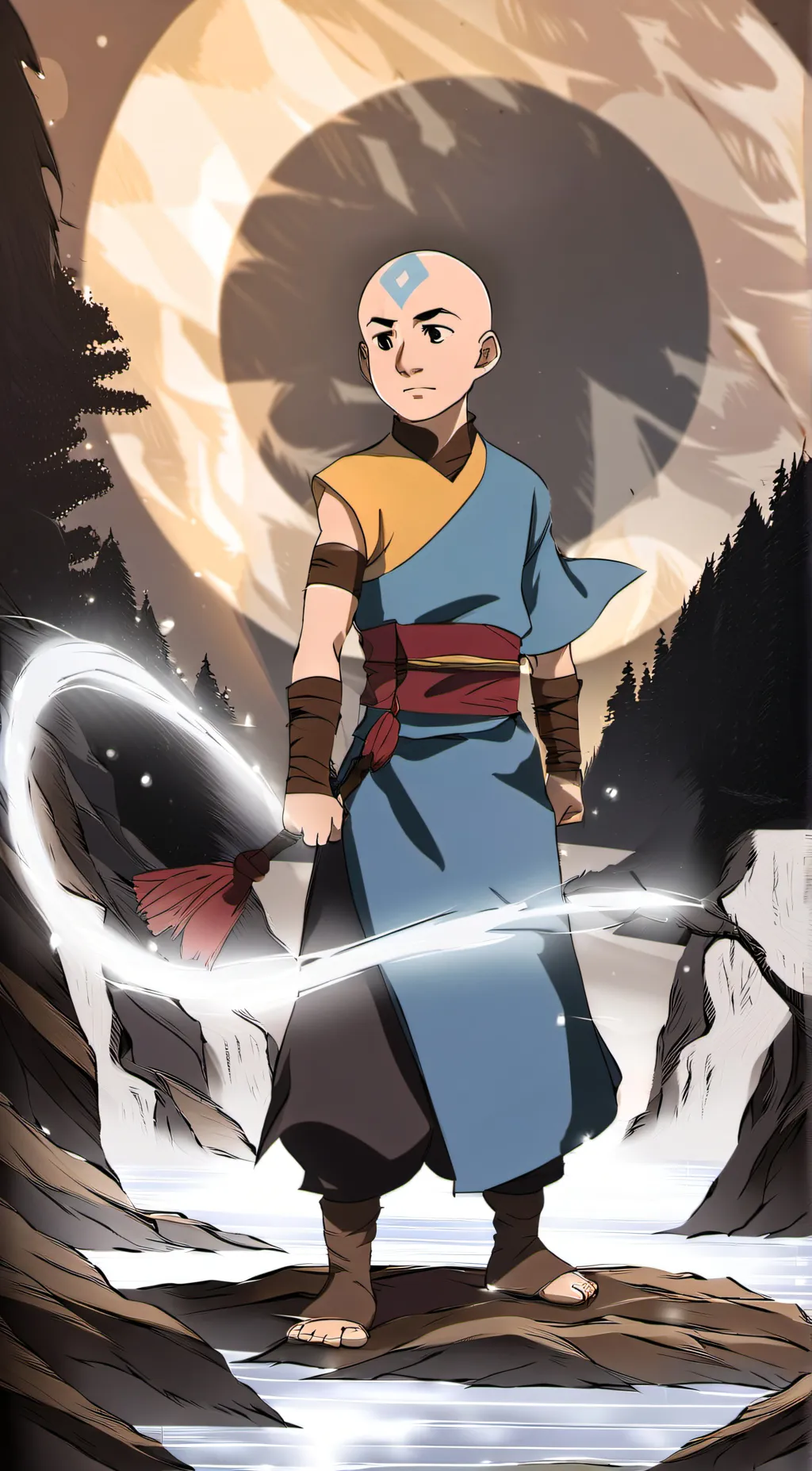 ai character: Aang background