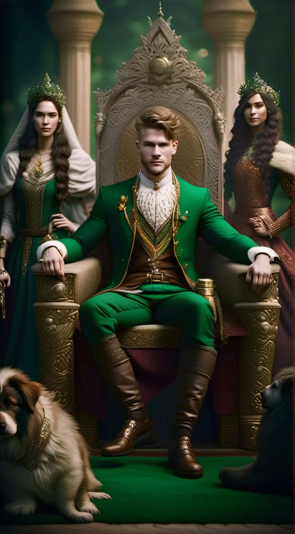 ai character: King O'Shaughnessy background