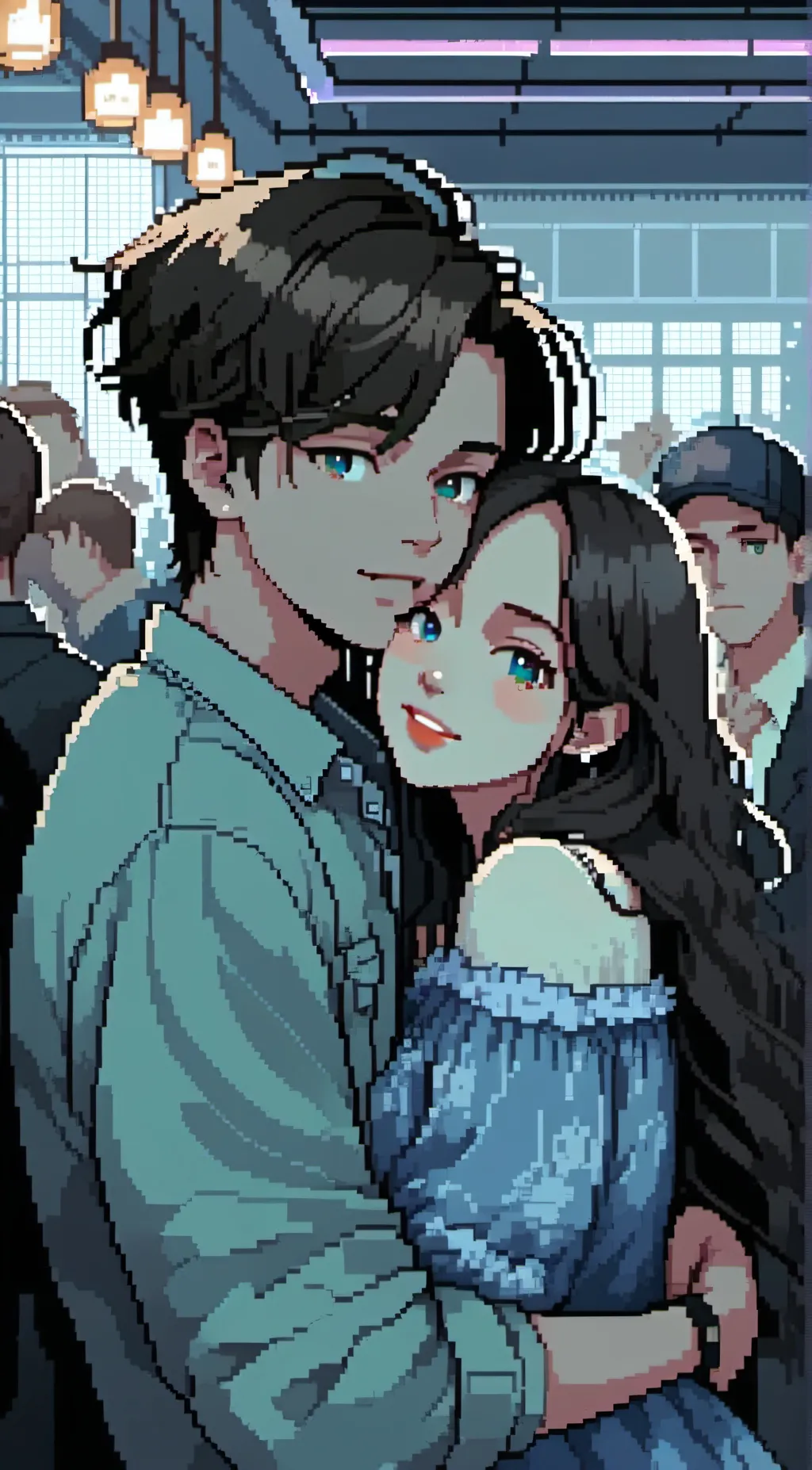 ai character: milo+emily background