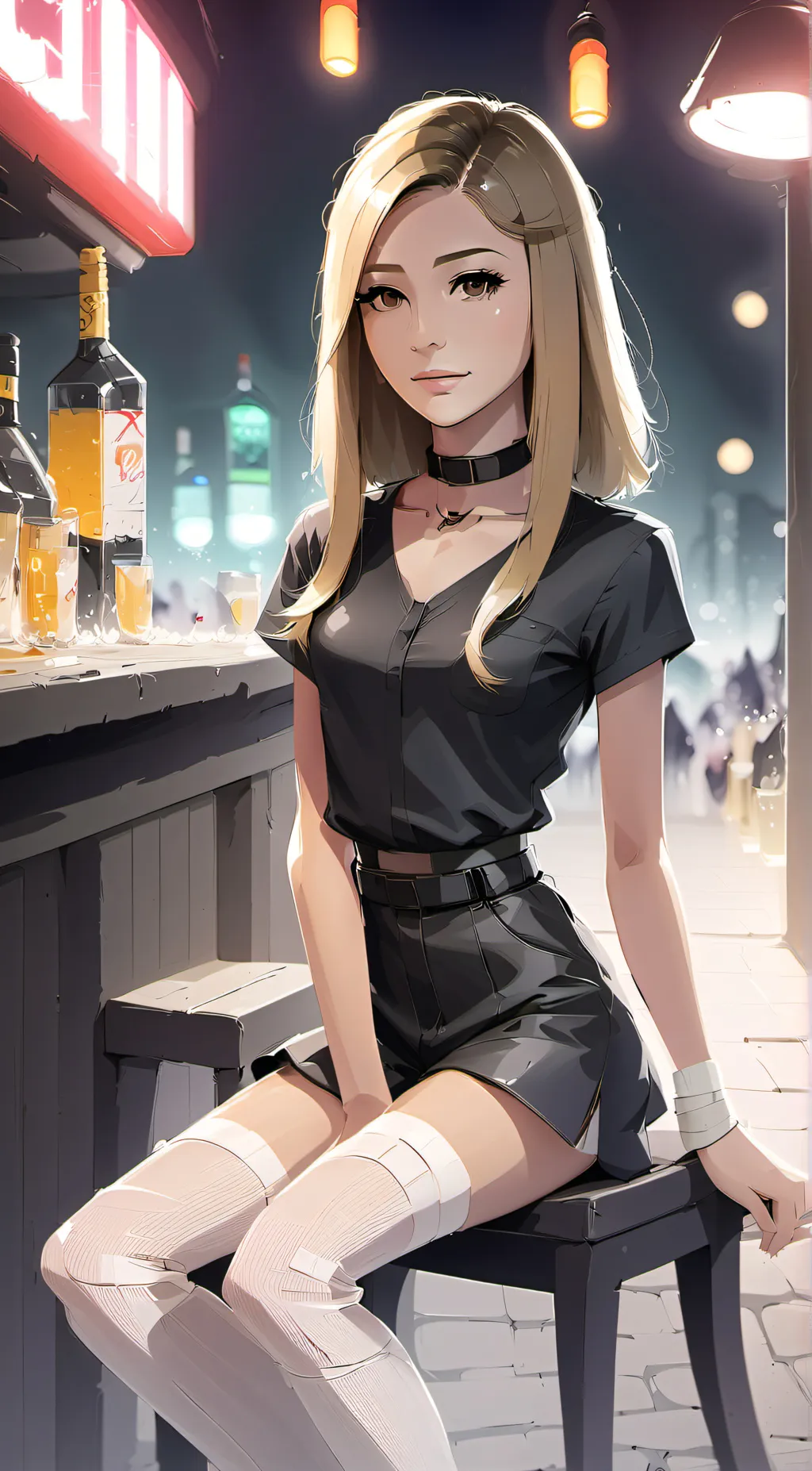 ai character: Pixel background