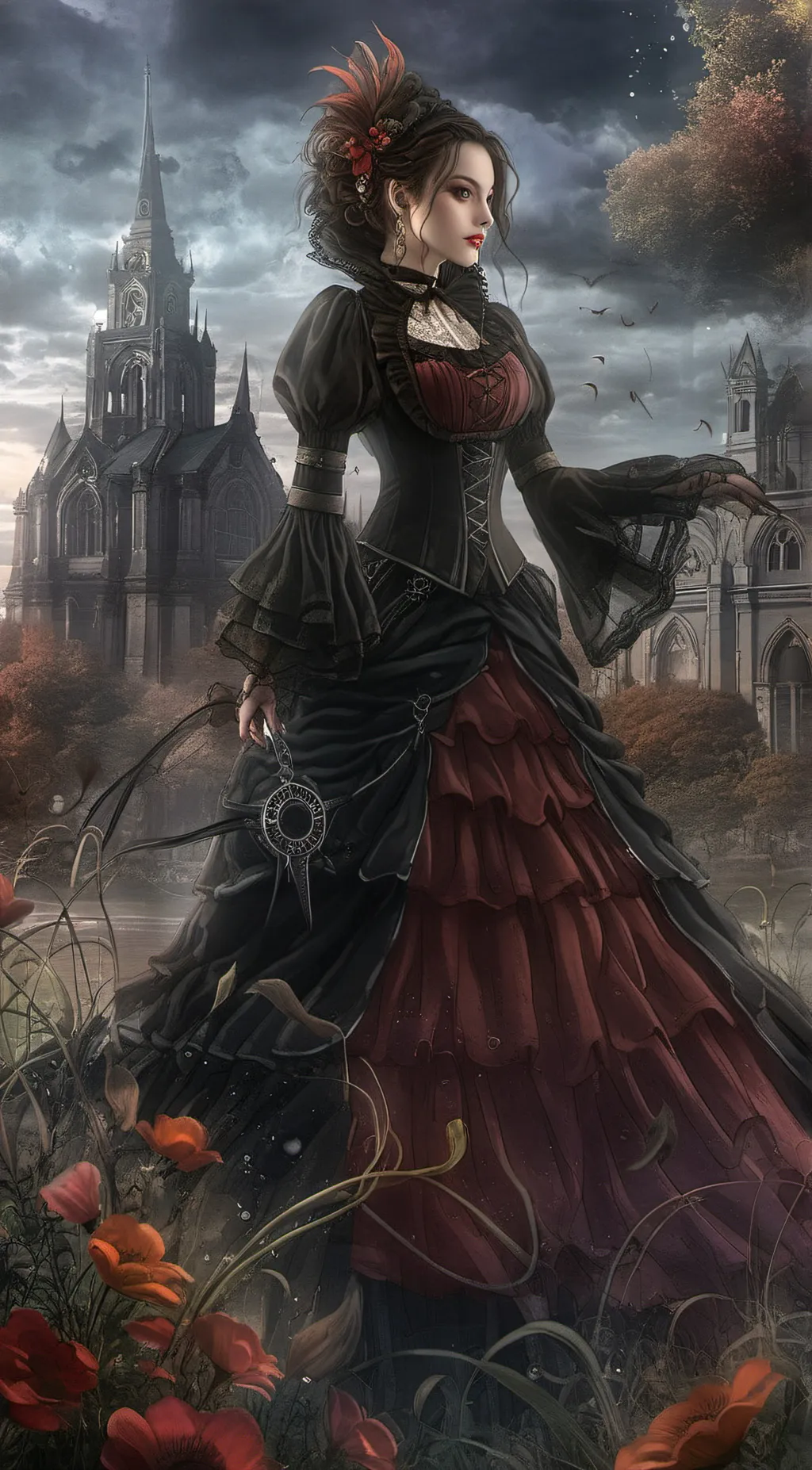 ai character: f background
