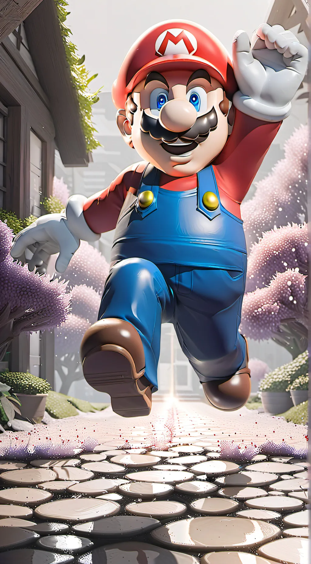 ai character: Mario background