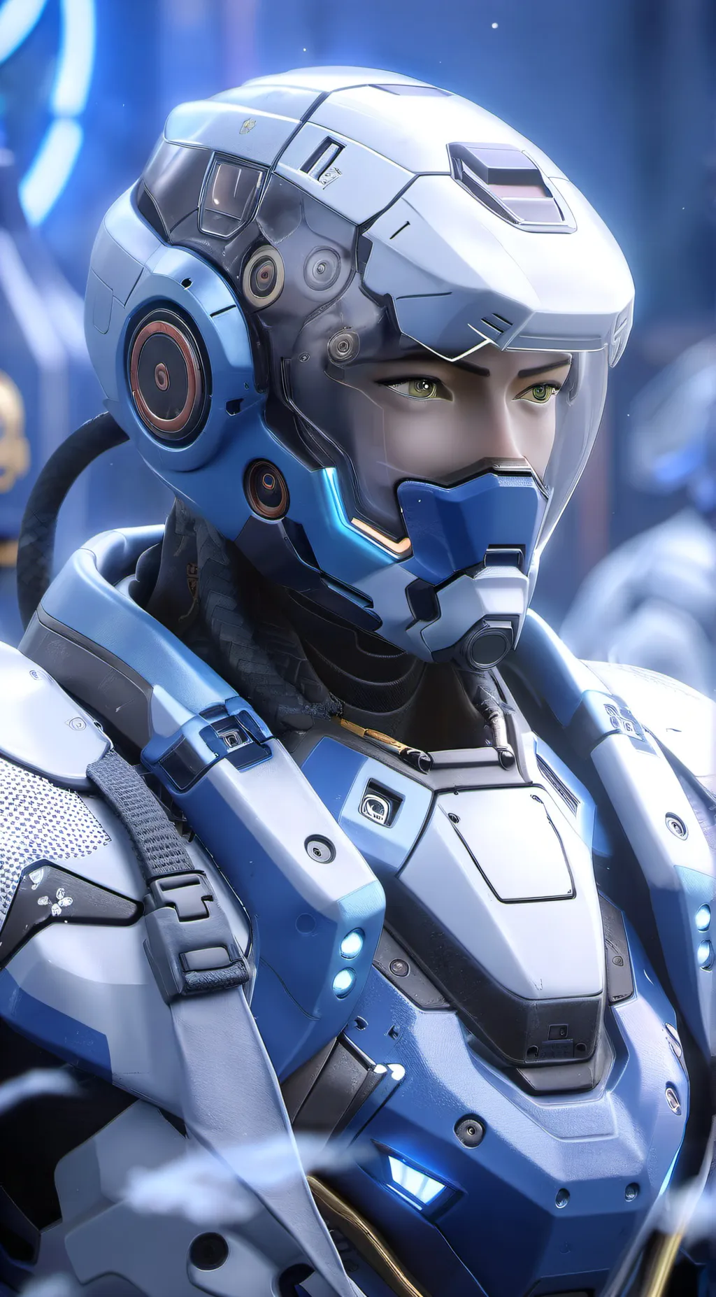 ai character: Vesper background