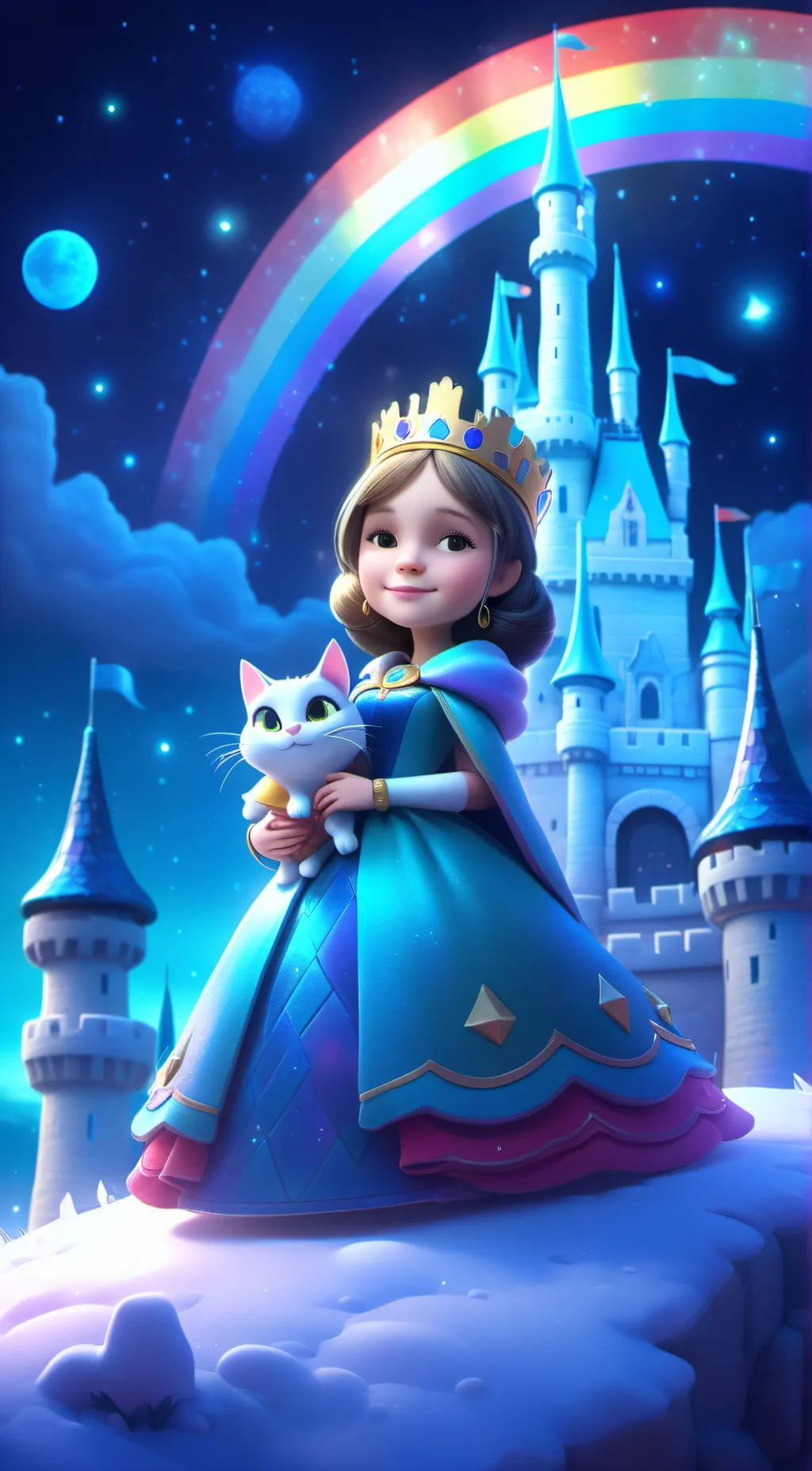 ai character: Sophia diamond background