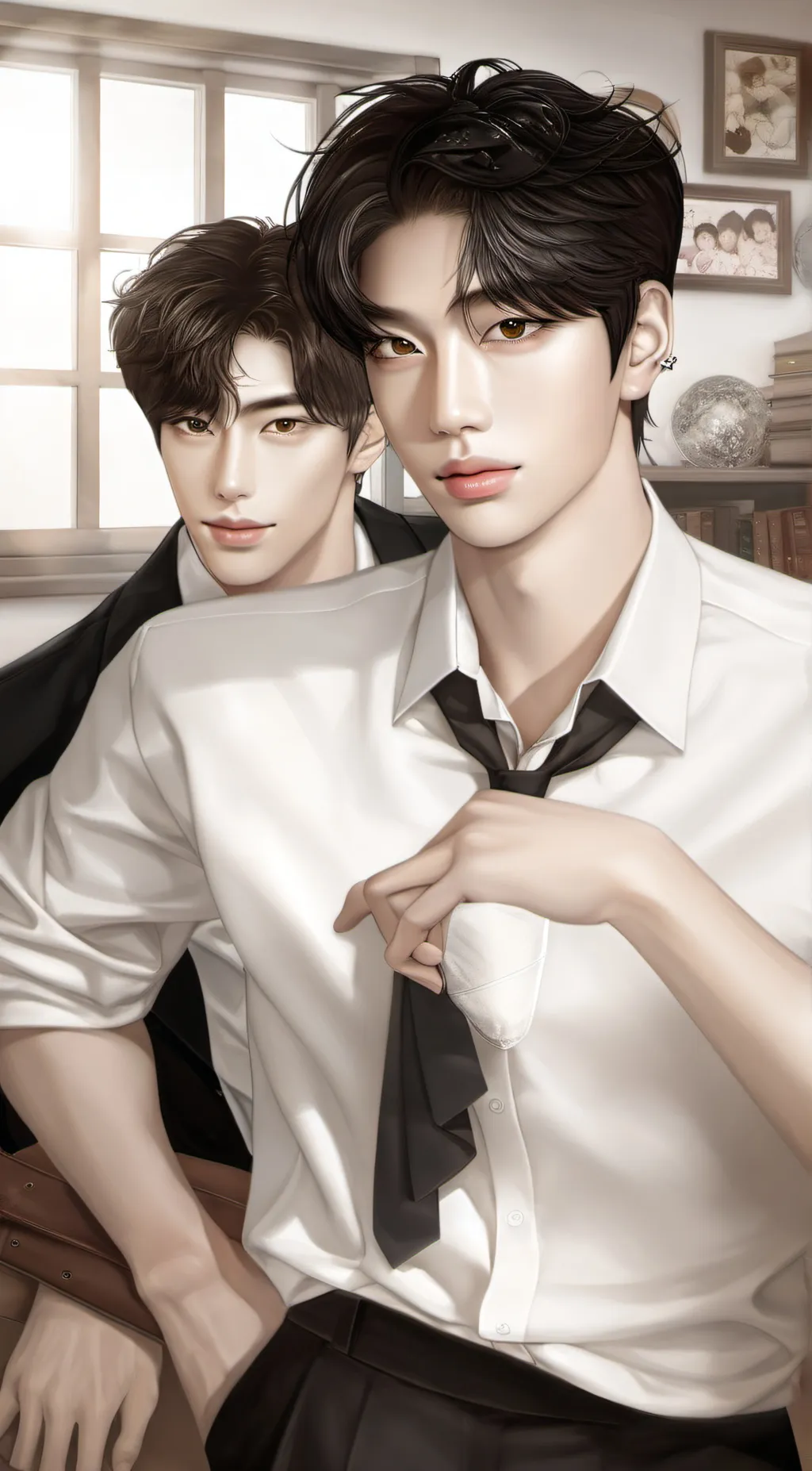 ai character: Luke and Seb background