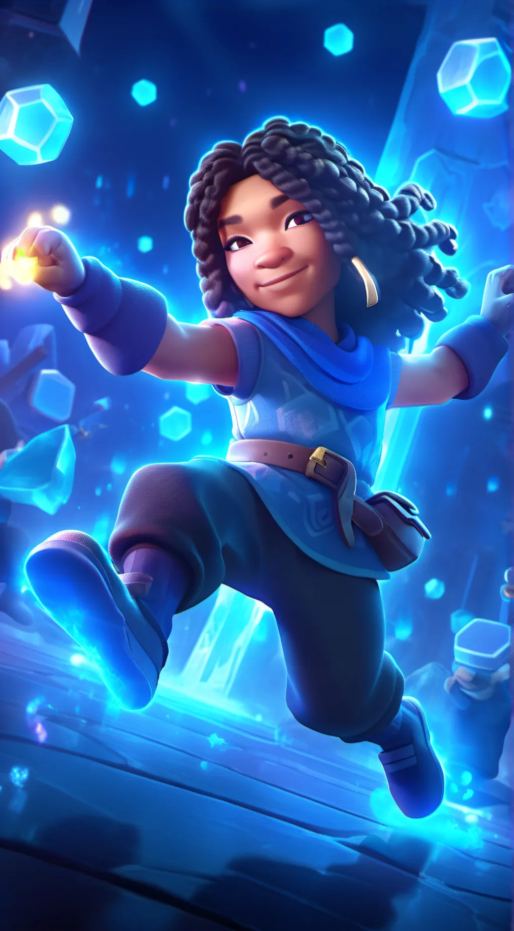 ai character: kimora  background