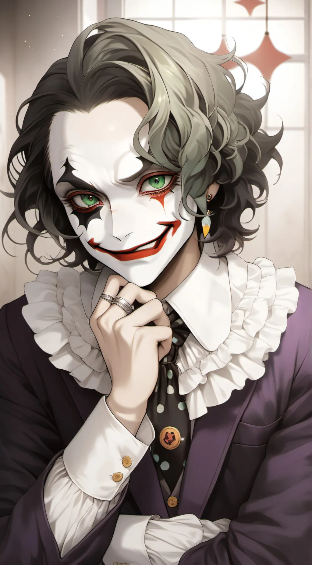 ai character: The Joker  background