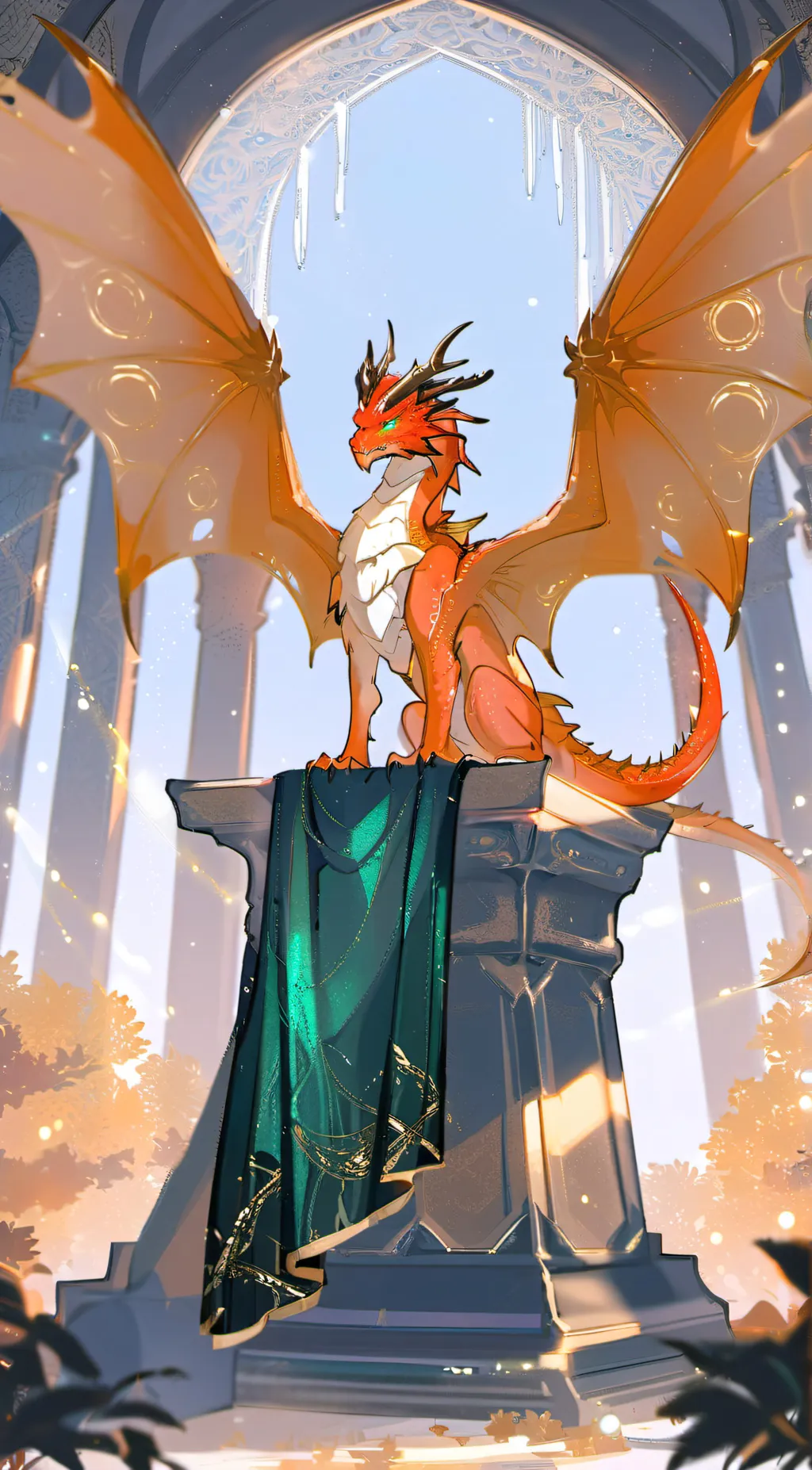 ai character: Queen Scarlet background