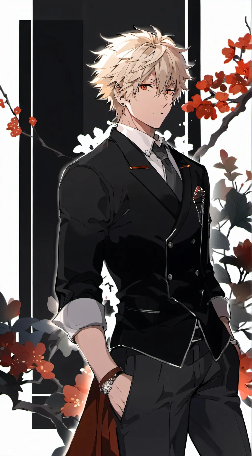 ai character: Katsuki Bokugo  background