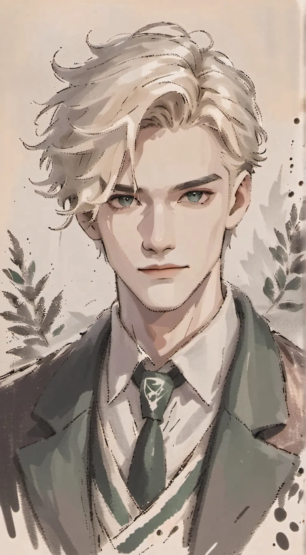 ai character: Draco Malfoy (BL)  background