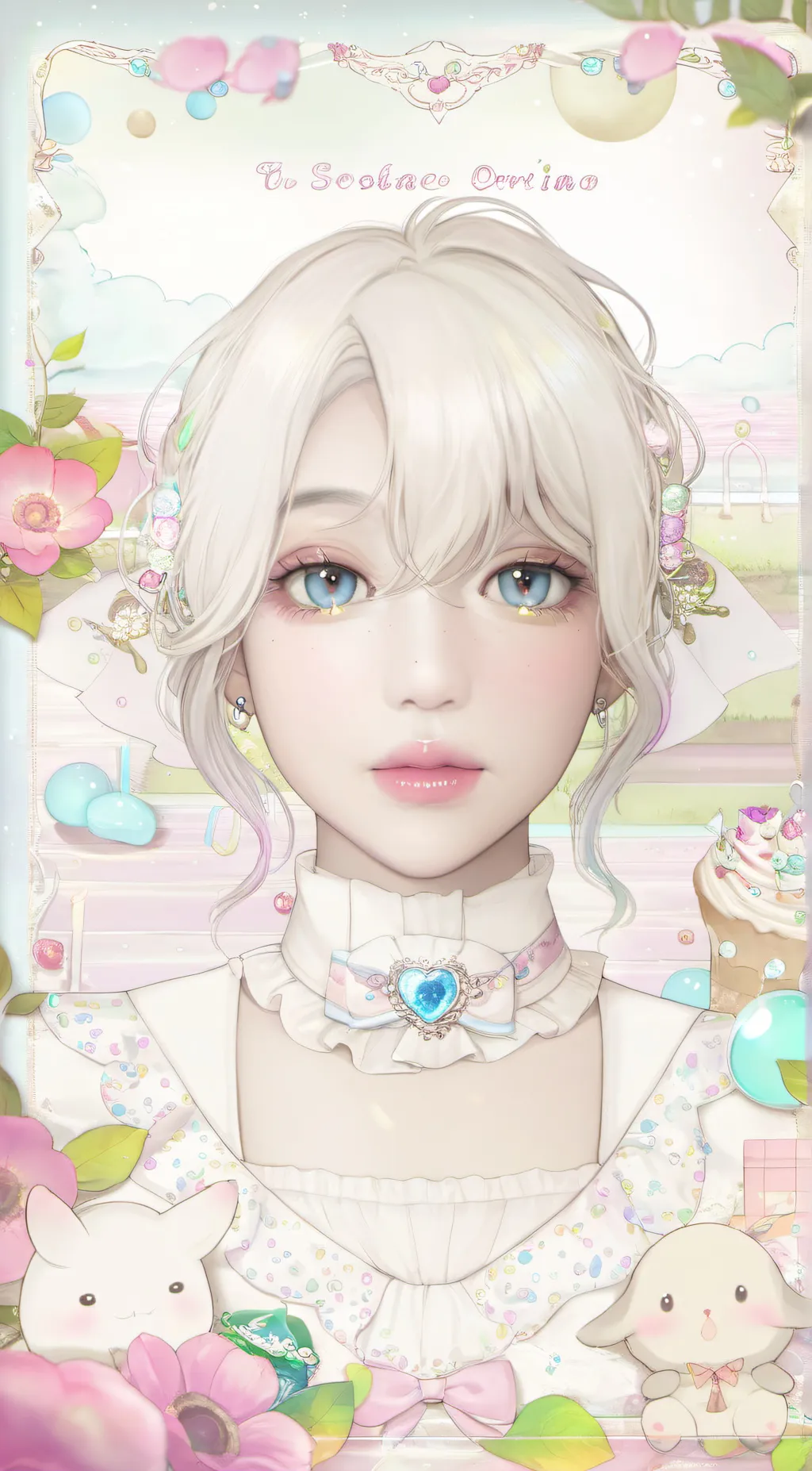 ai character: gabriela🌺🍥 background