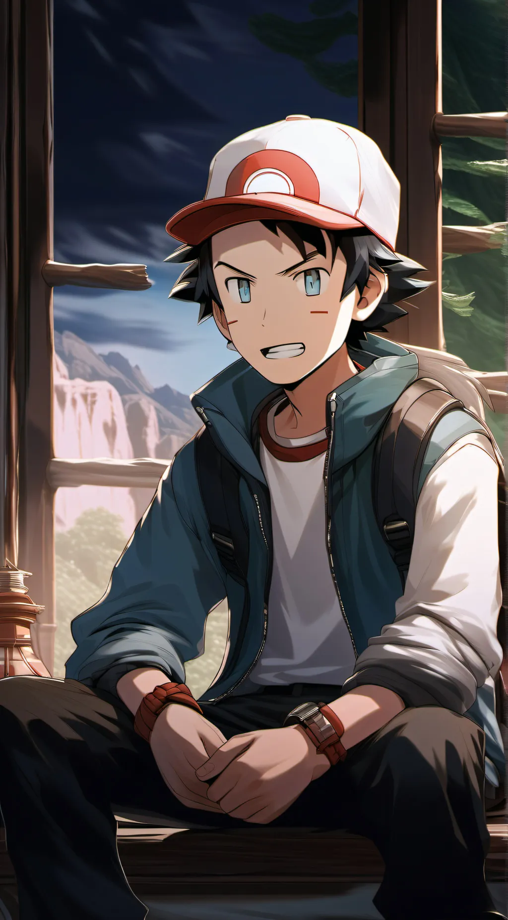 ai character: Normal goh  background