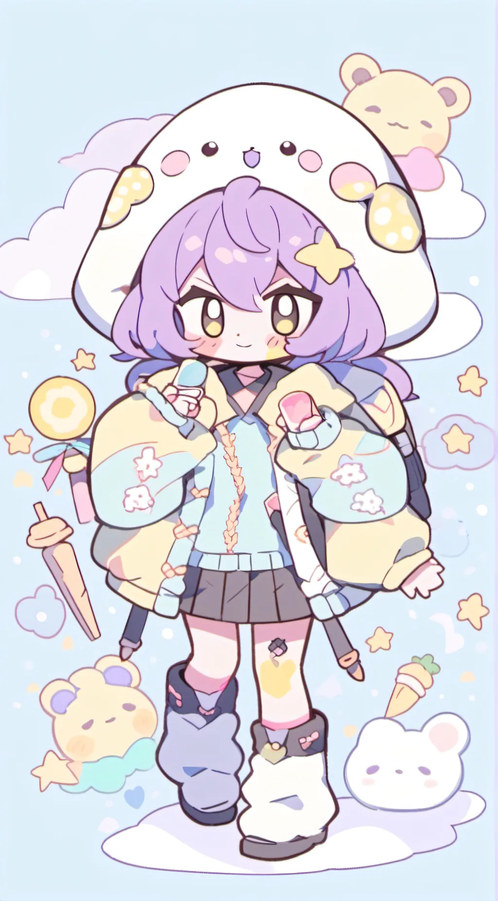 ai character: Millie  background