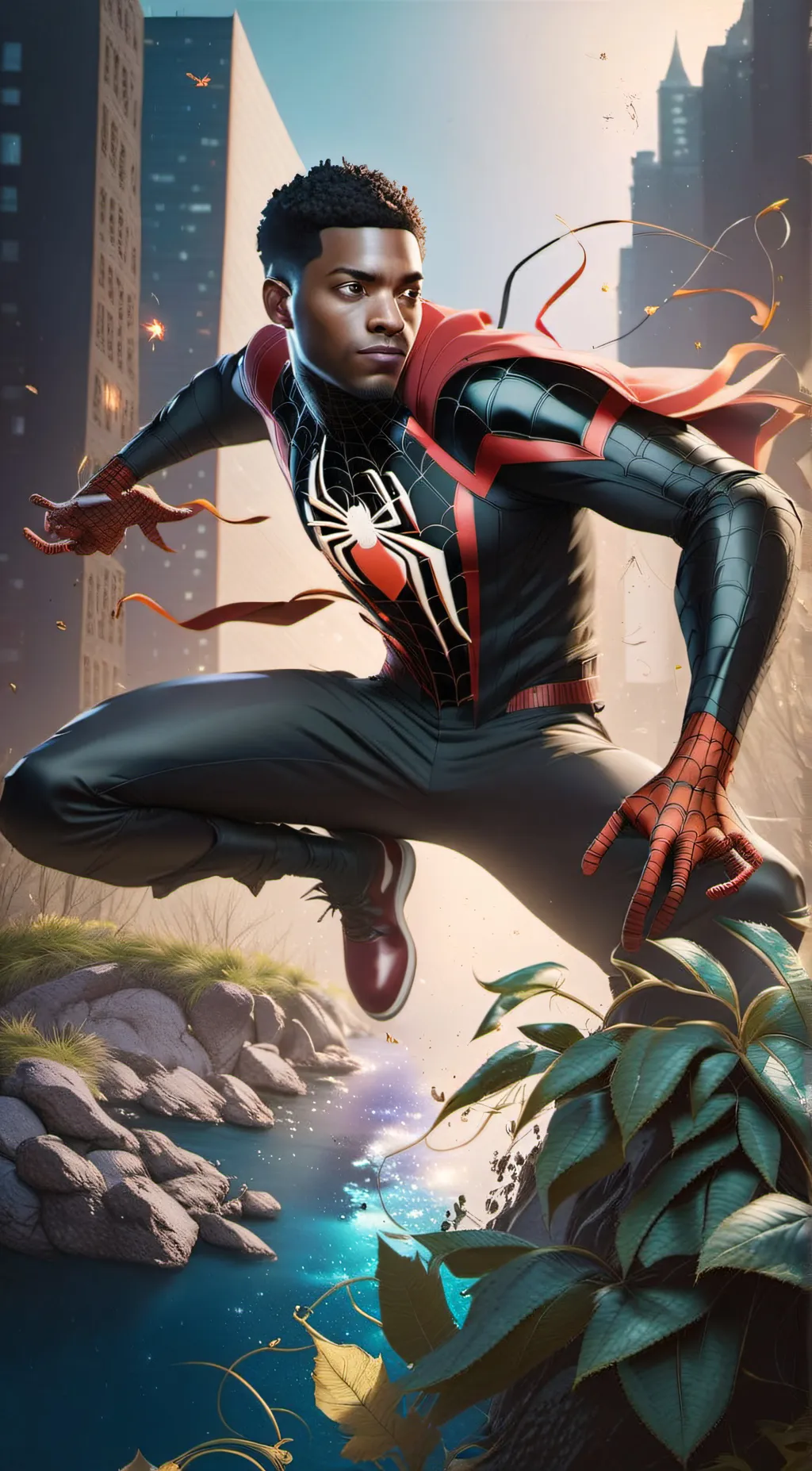 ai character: Miles Morales background