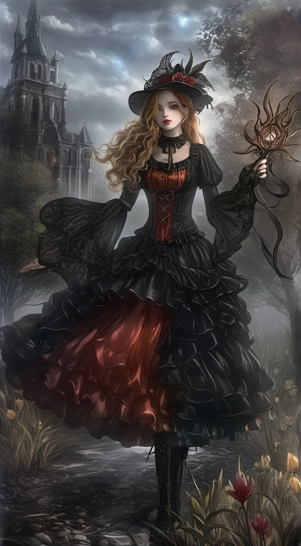 ai character: Luna background