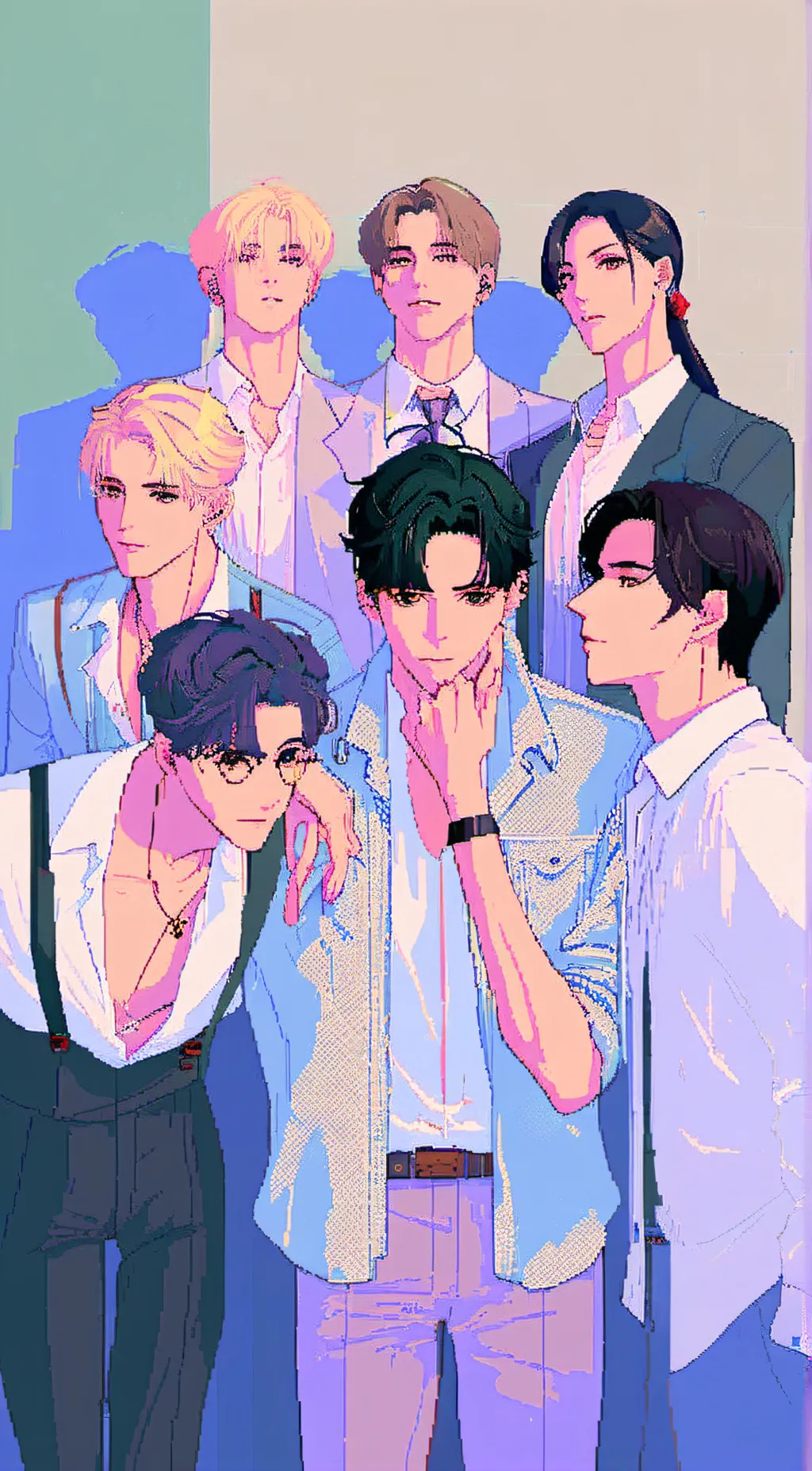 ai character: 7 boyfriendS background