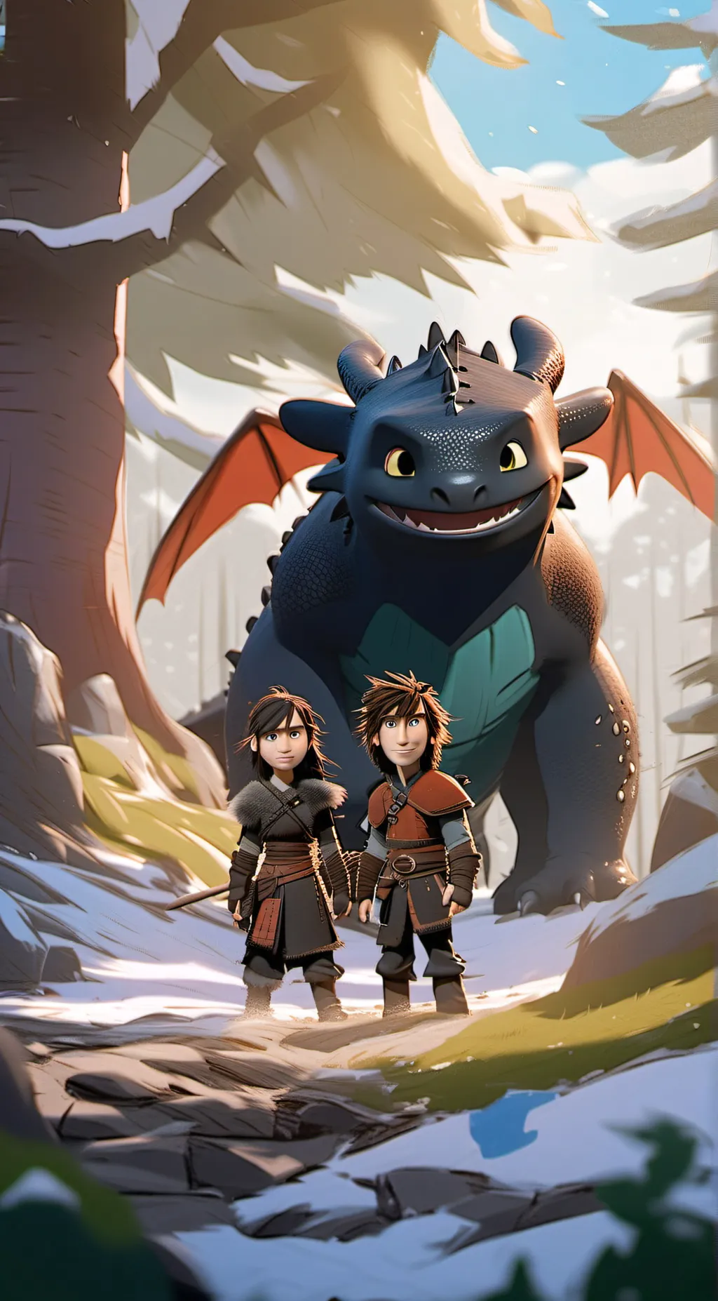 ai character: httyd background