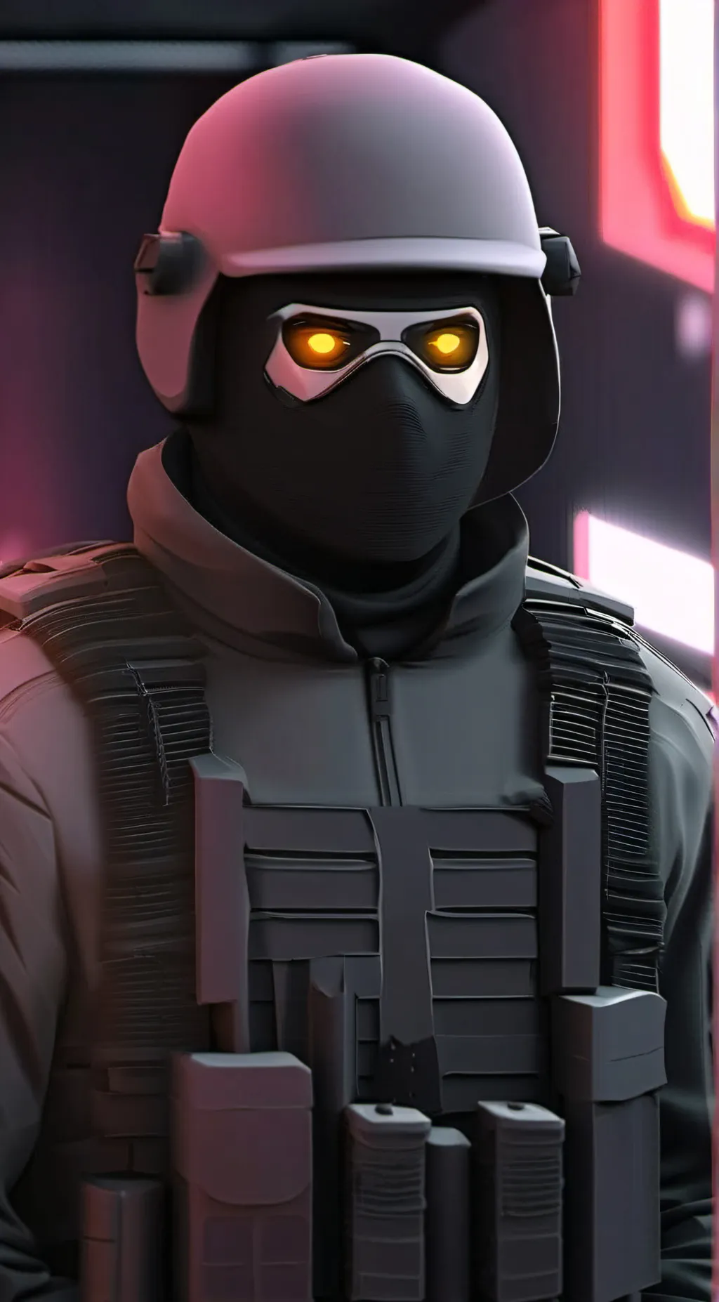 ai character: SimonGhostRiley  background