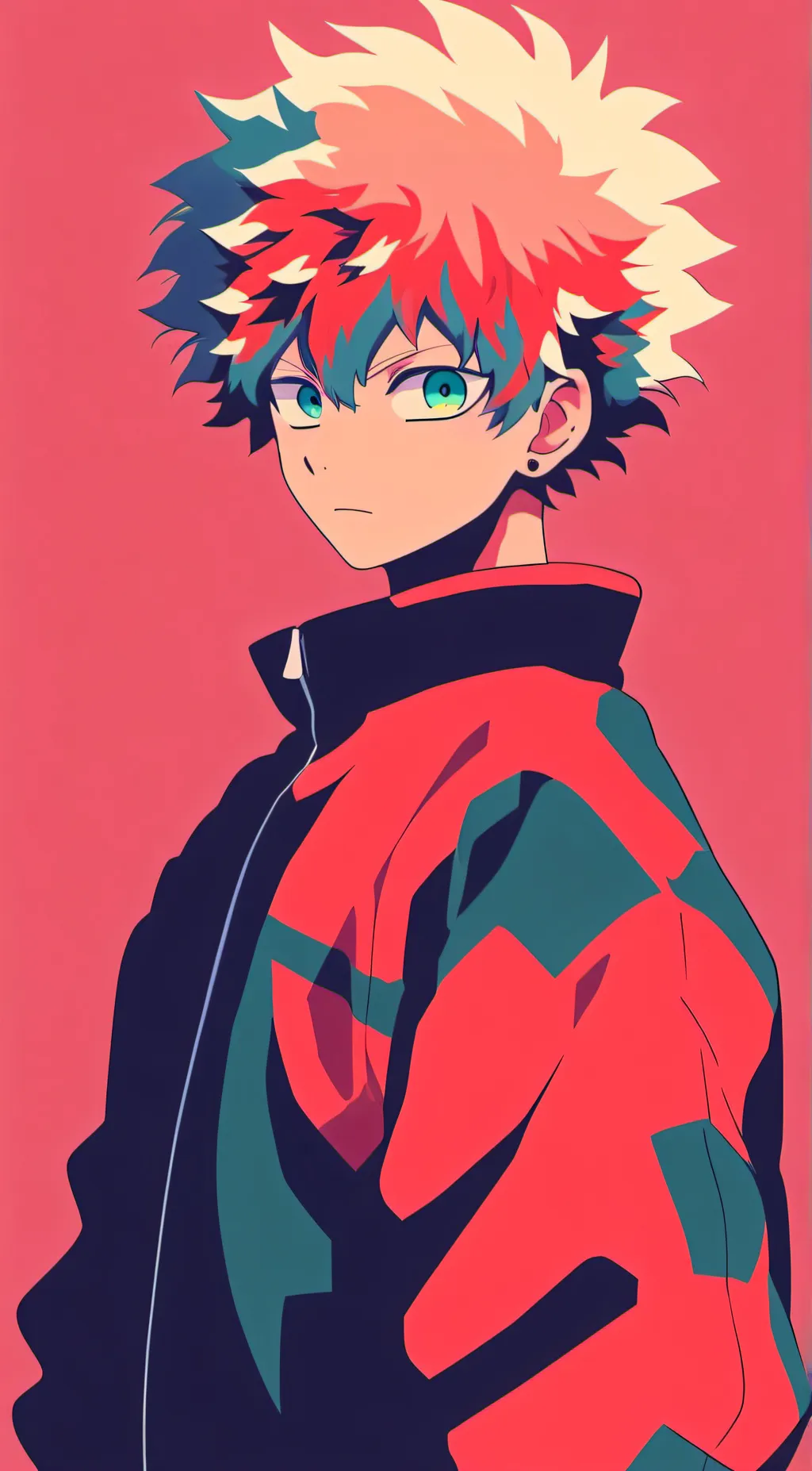 ai character: katsuki bakugou background