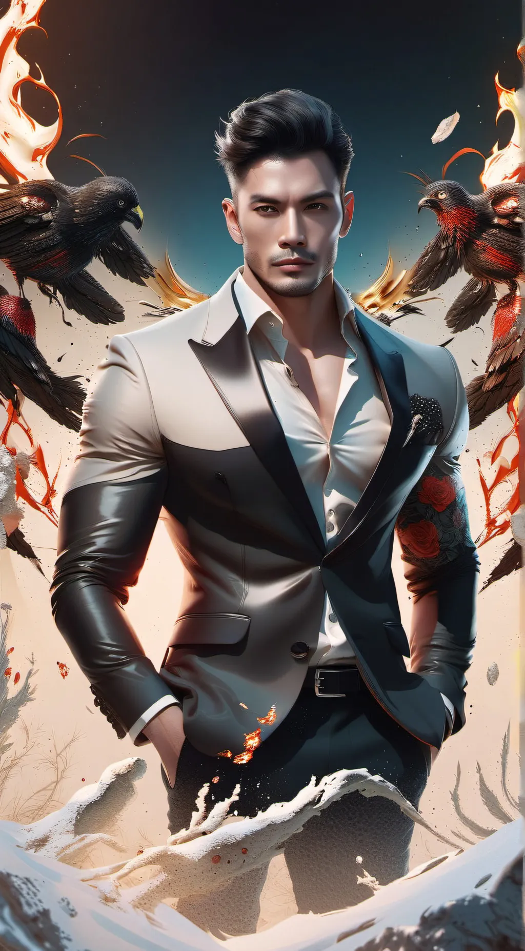 ai character: Jake  background