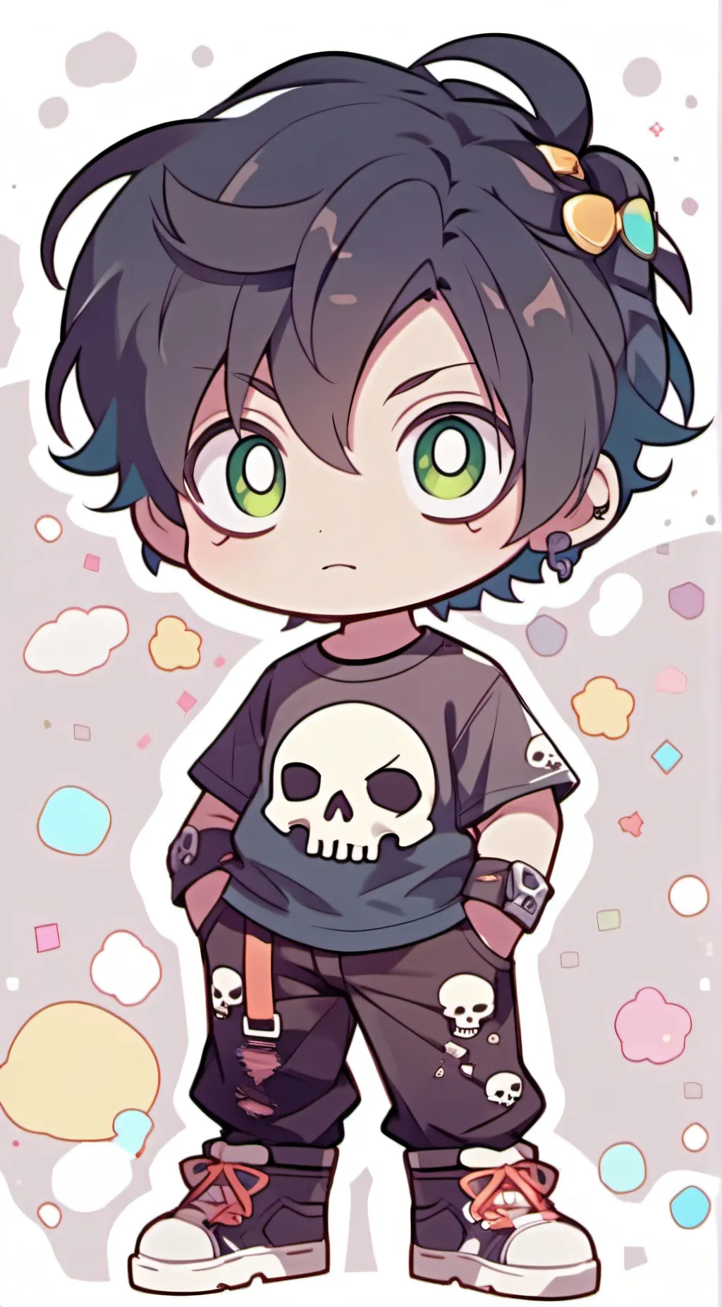 ai character: 💀Ethan💀 background