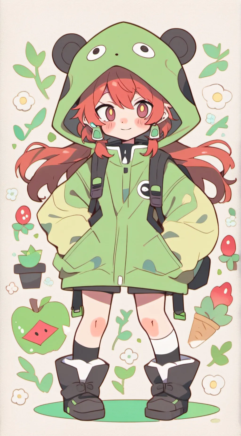 ai character: Ashley background