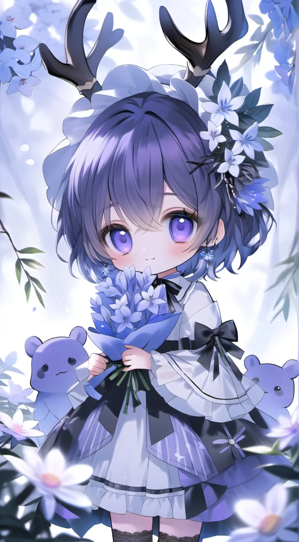 ai character: Amethyst background