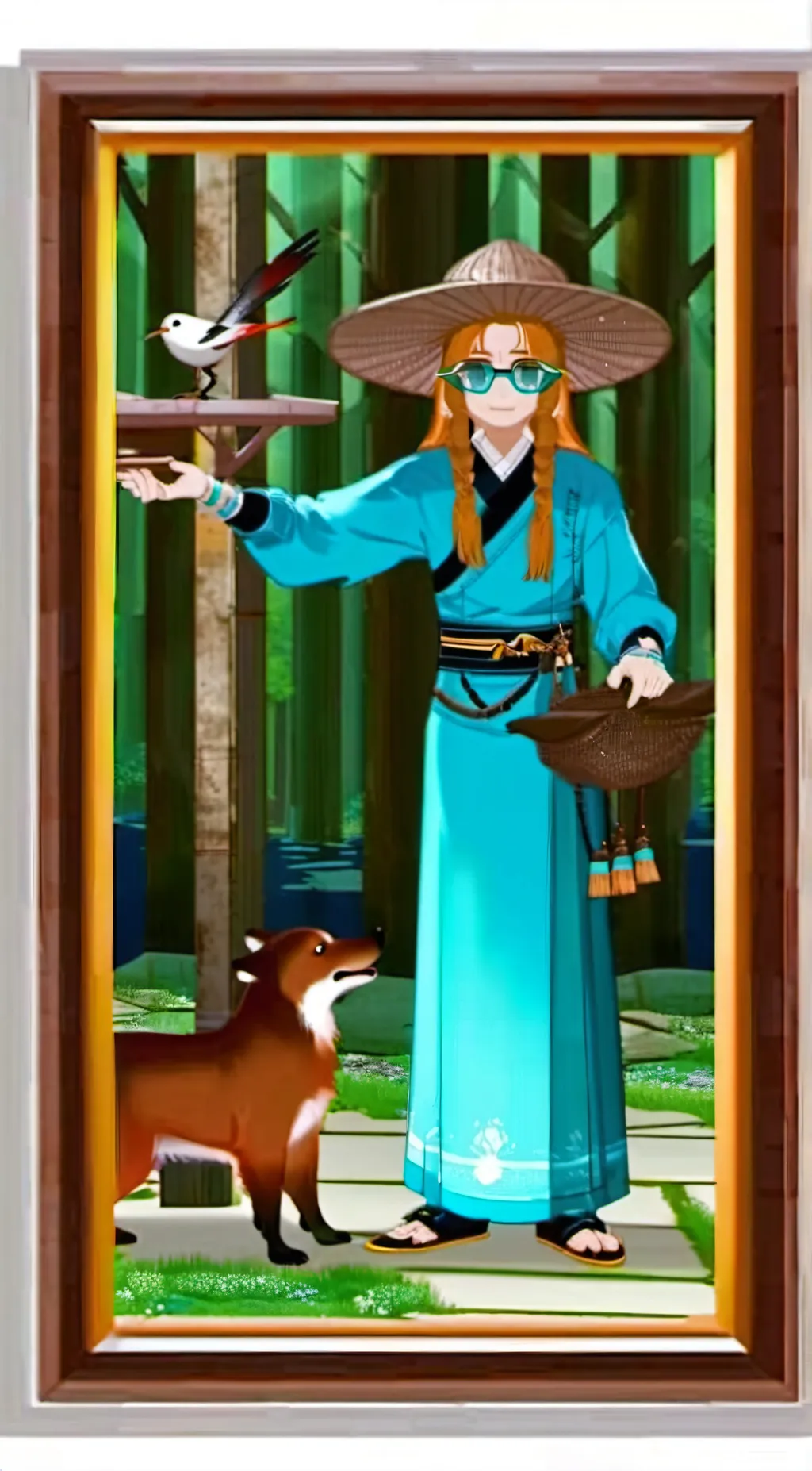 ai character: kim background