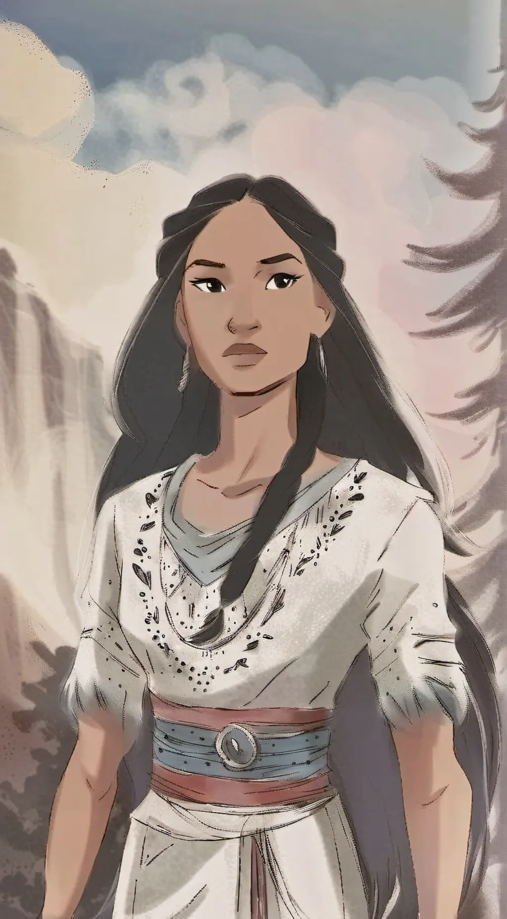 ai character: Pocahontas background