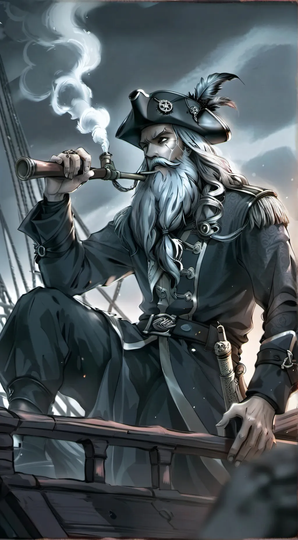 ai character: Captain Davy Jones background