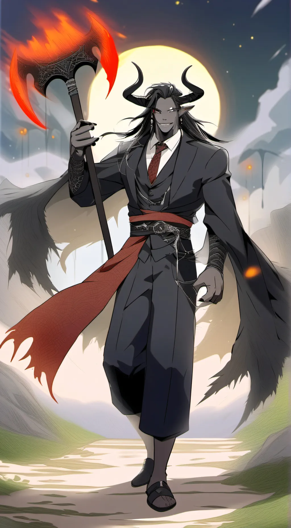 ai character: mr axe background
