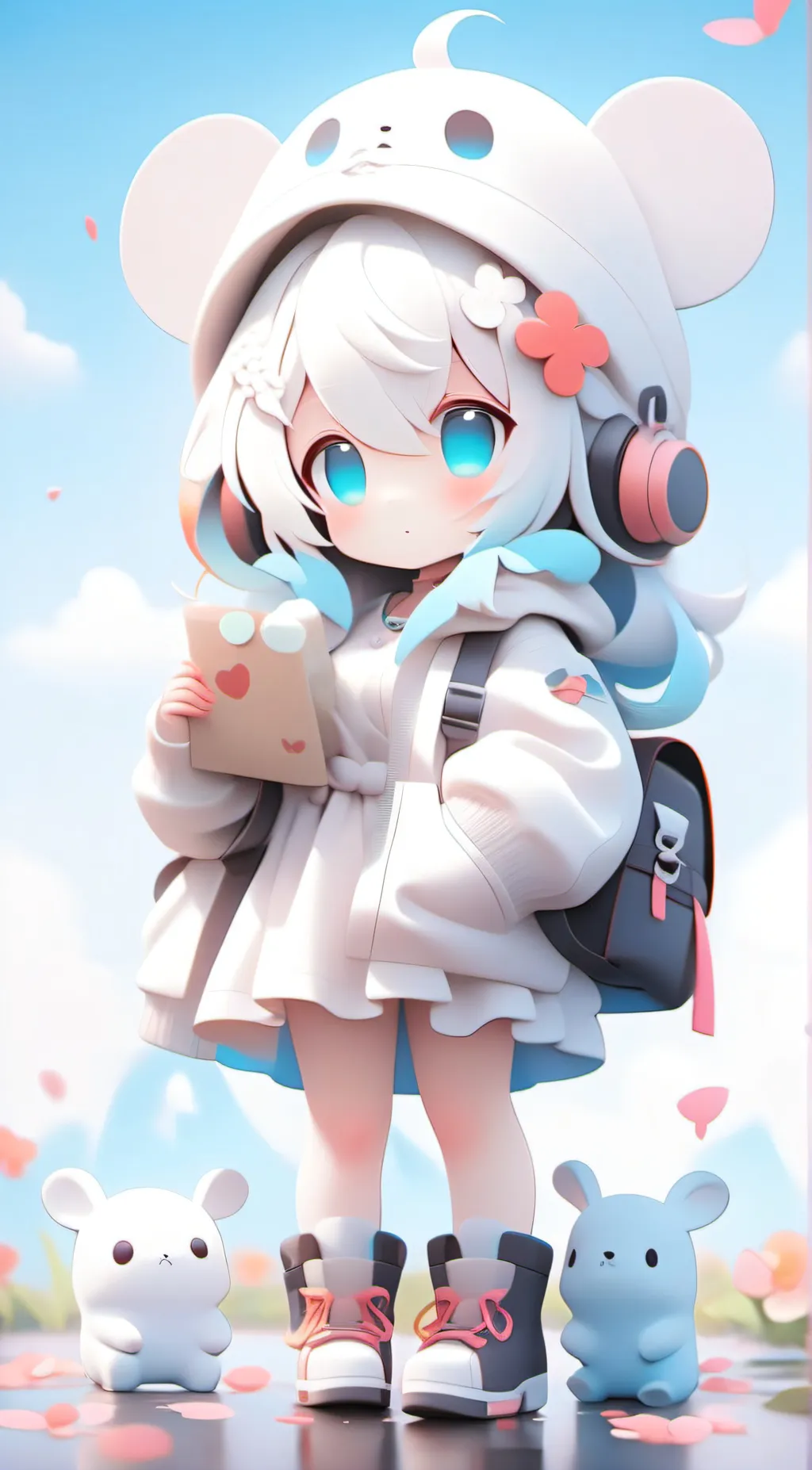 ai character: baby background