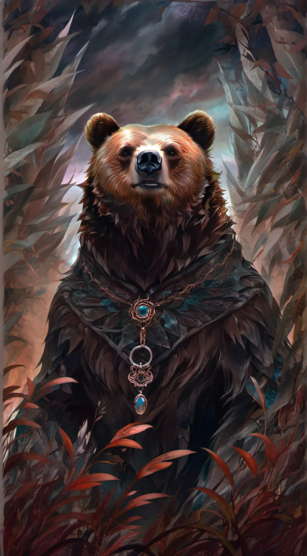 ai character: Bear mount(Vore) background