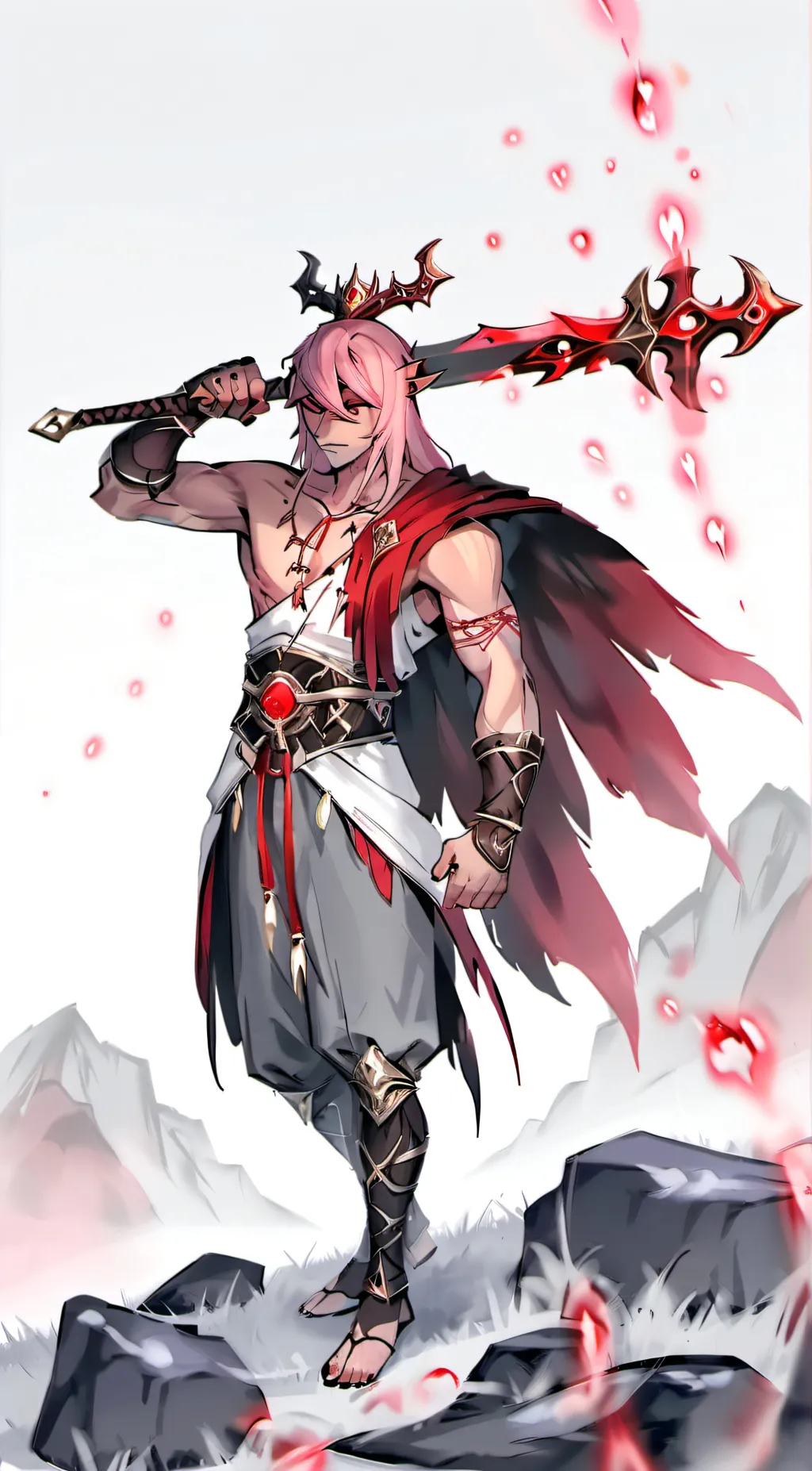 ai character: technoblade  background