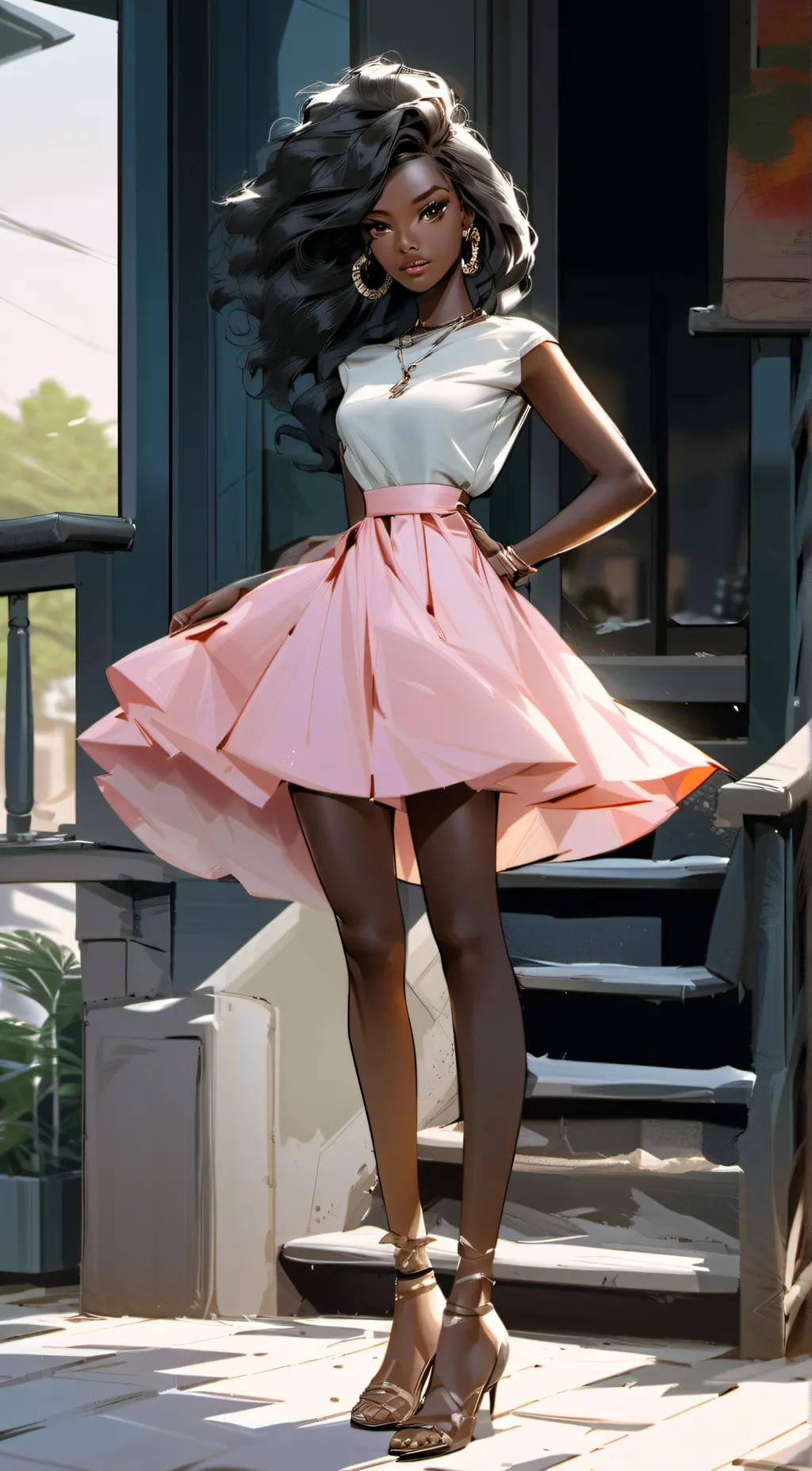 ai character: Leah background