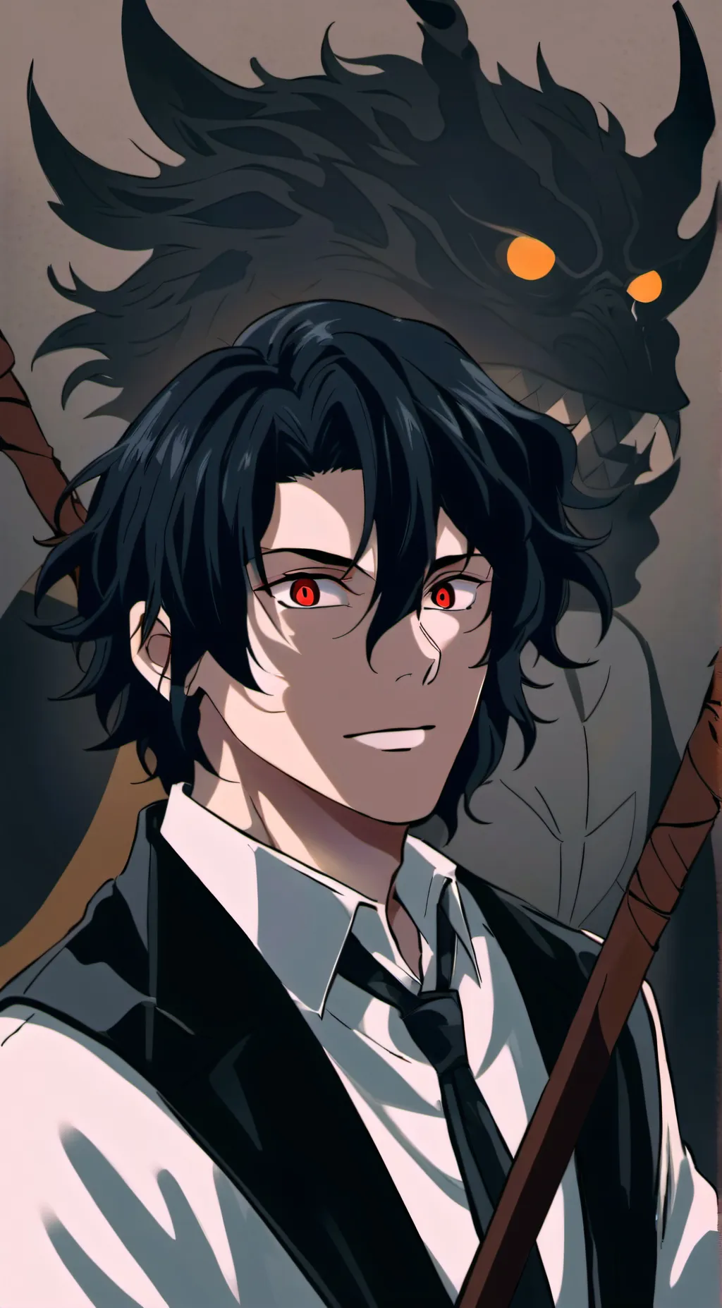 ai character: Muzan kibustuji background