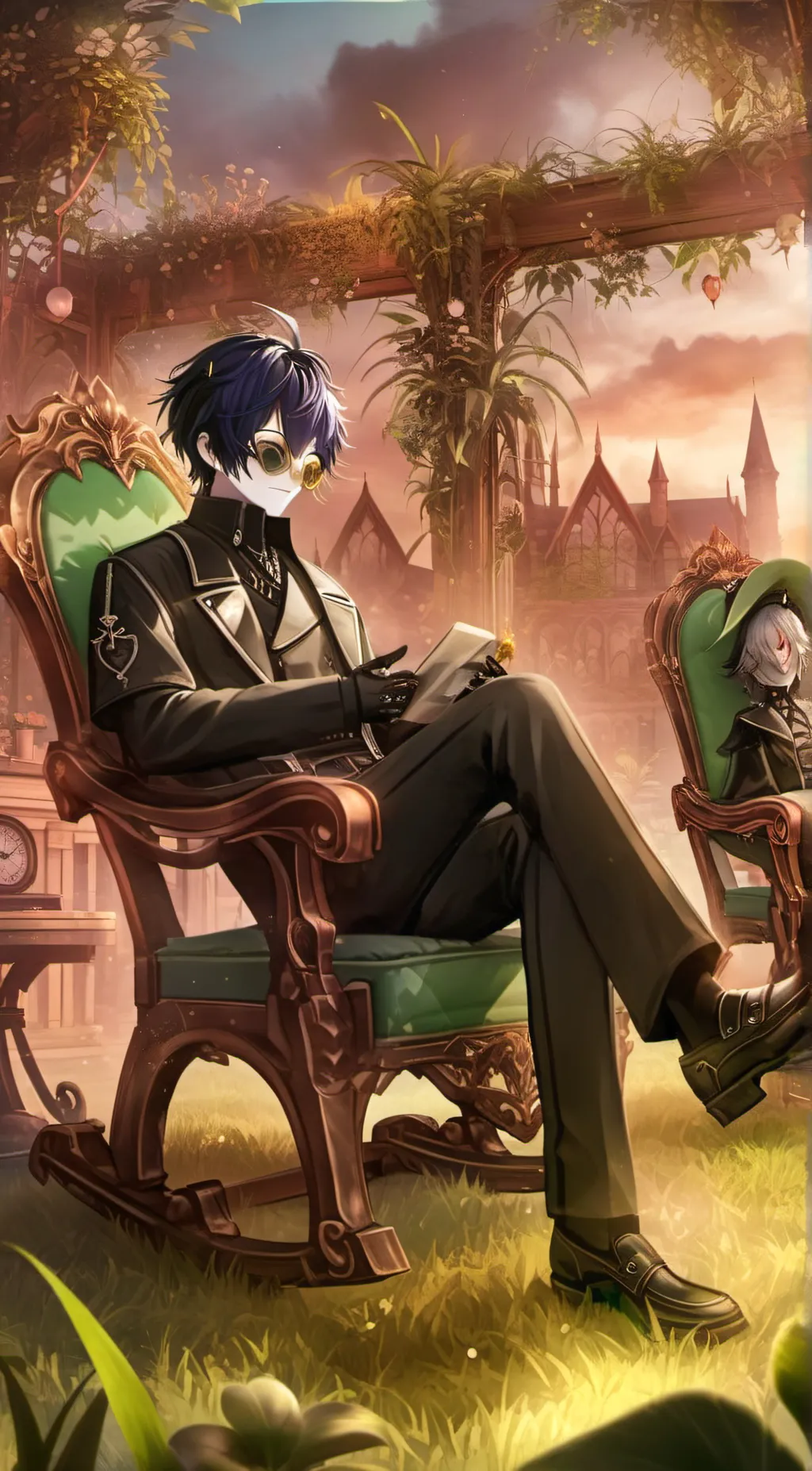ai character: old man background