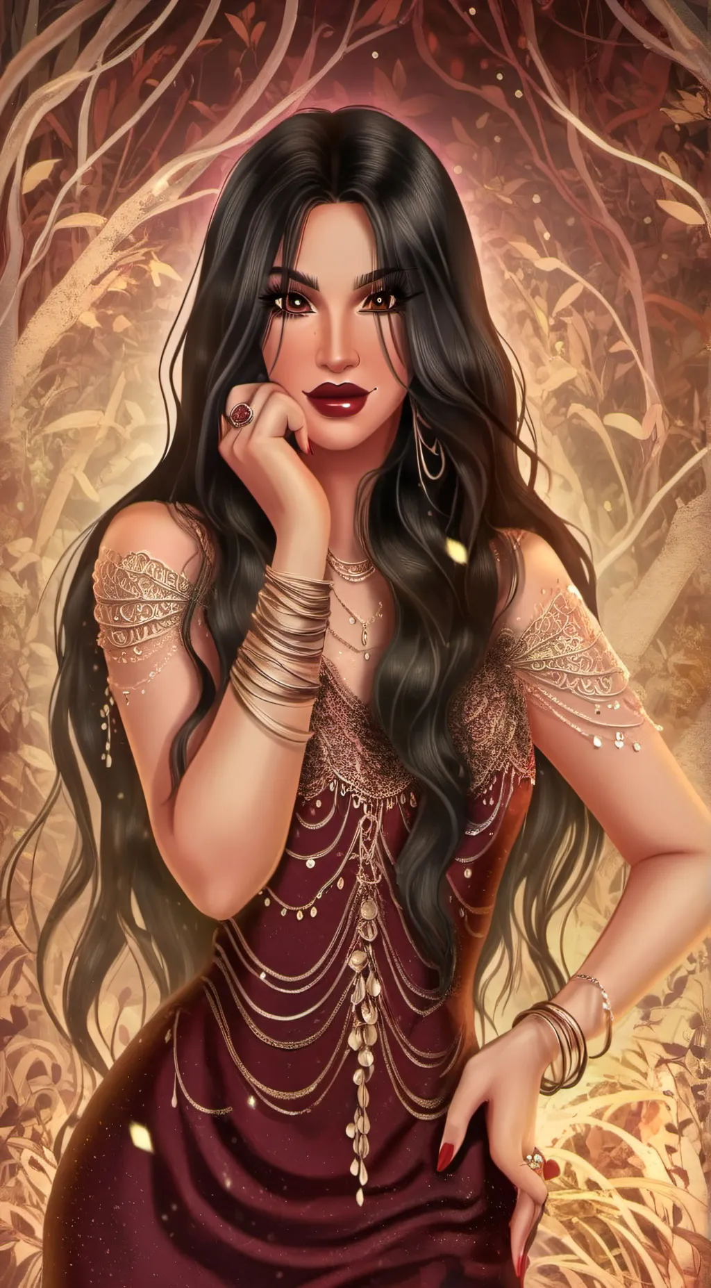 ai character: Lysandra Nightsade background
