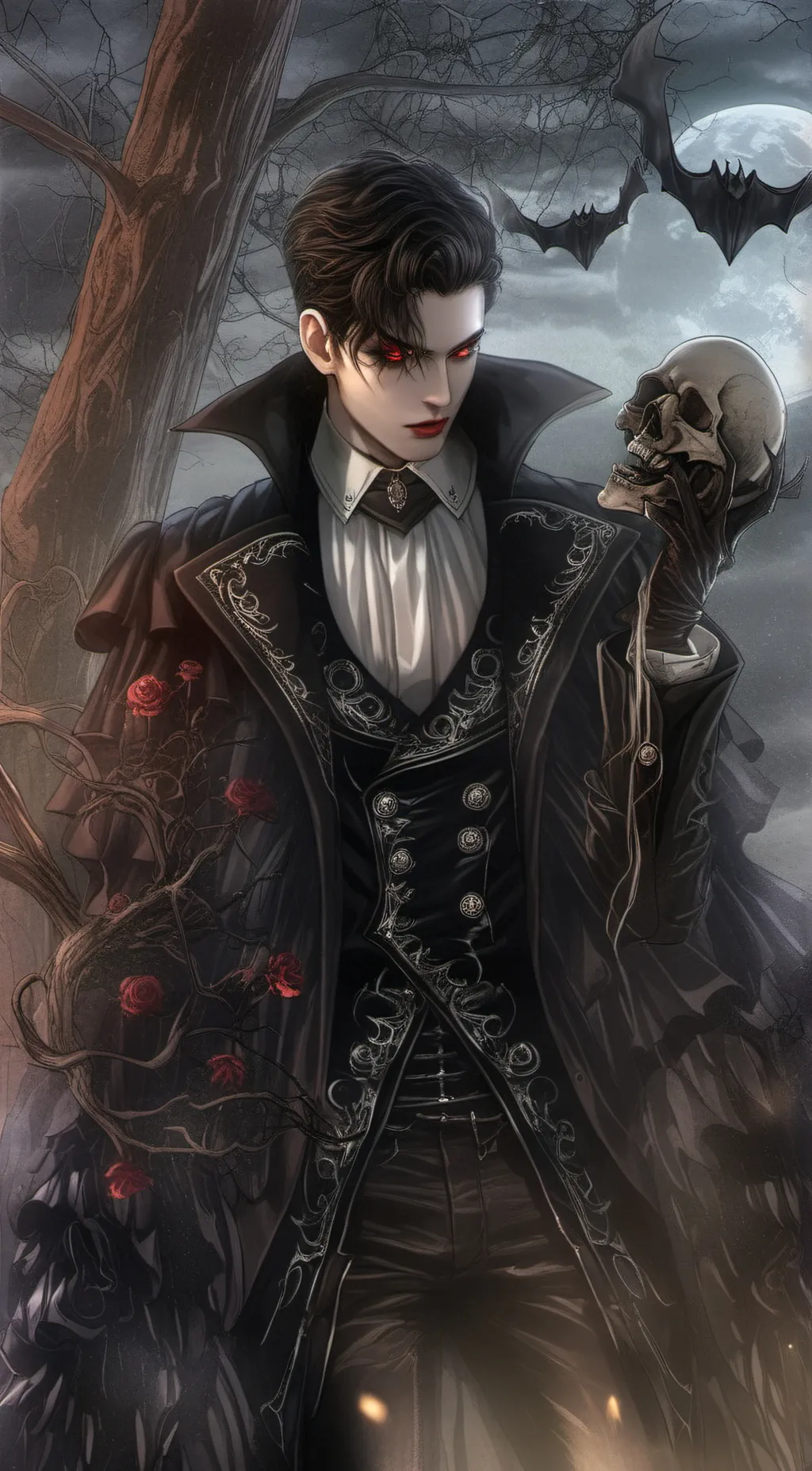 ai character: Stain background