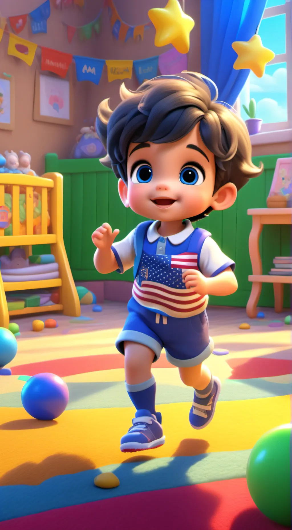 ai character: niño peceño sepaño background