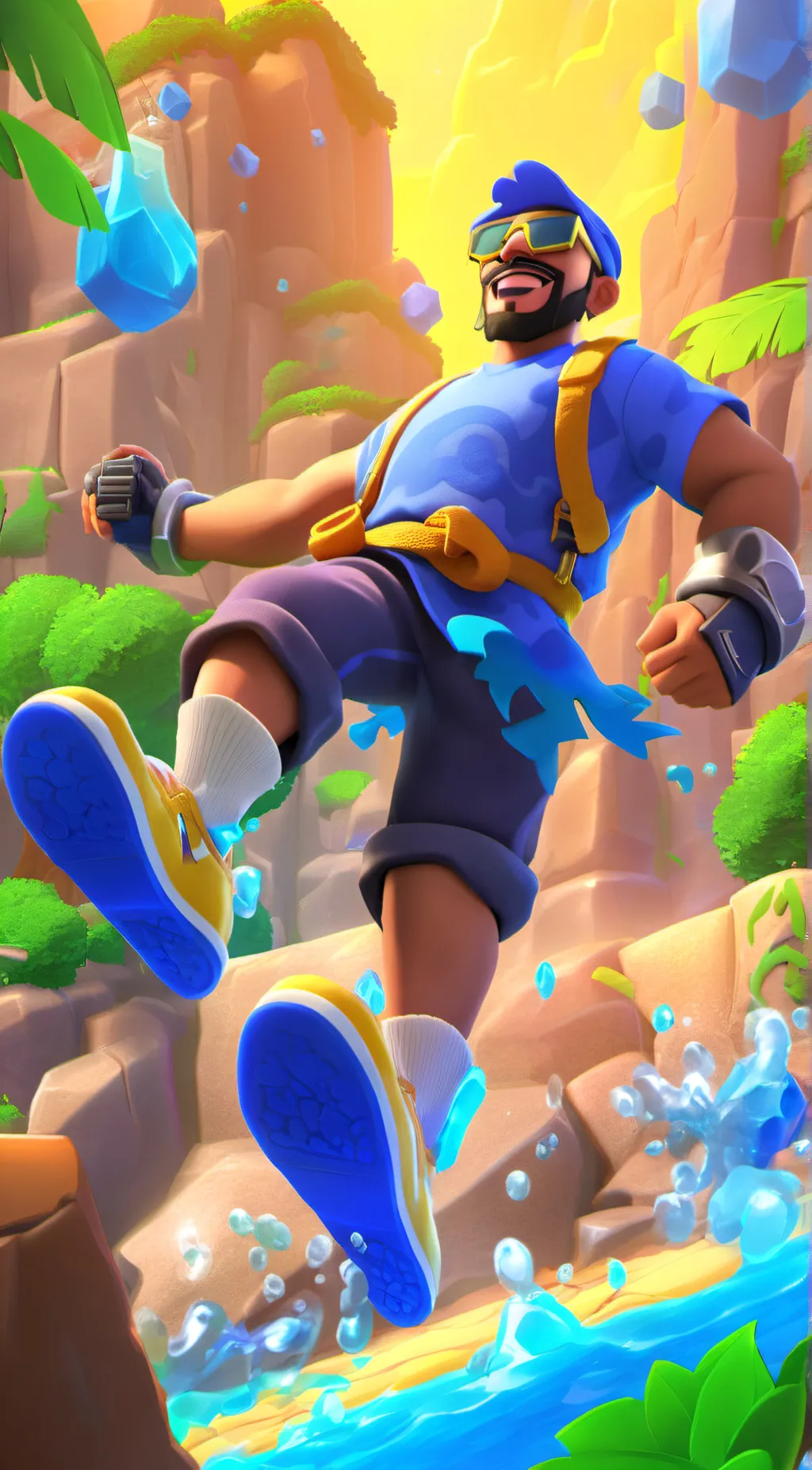 ai character: catnap background